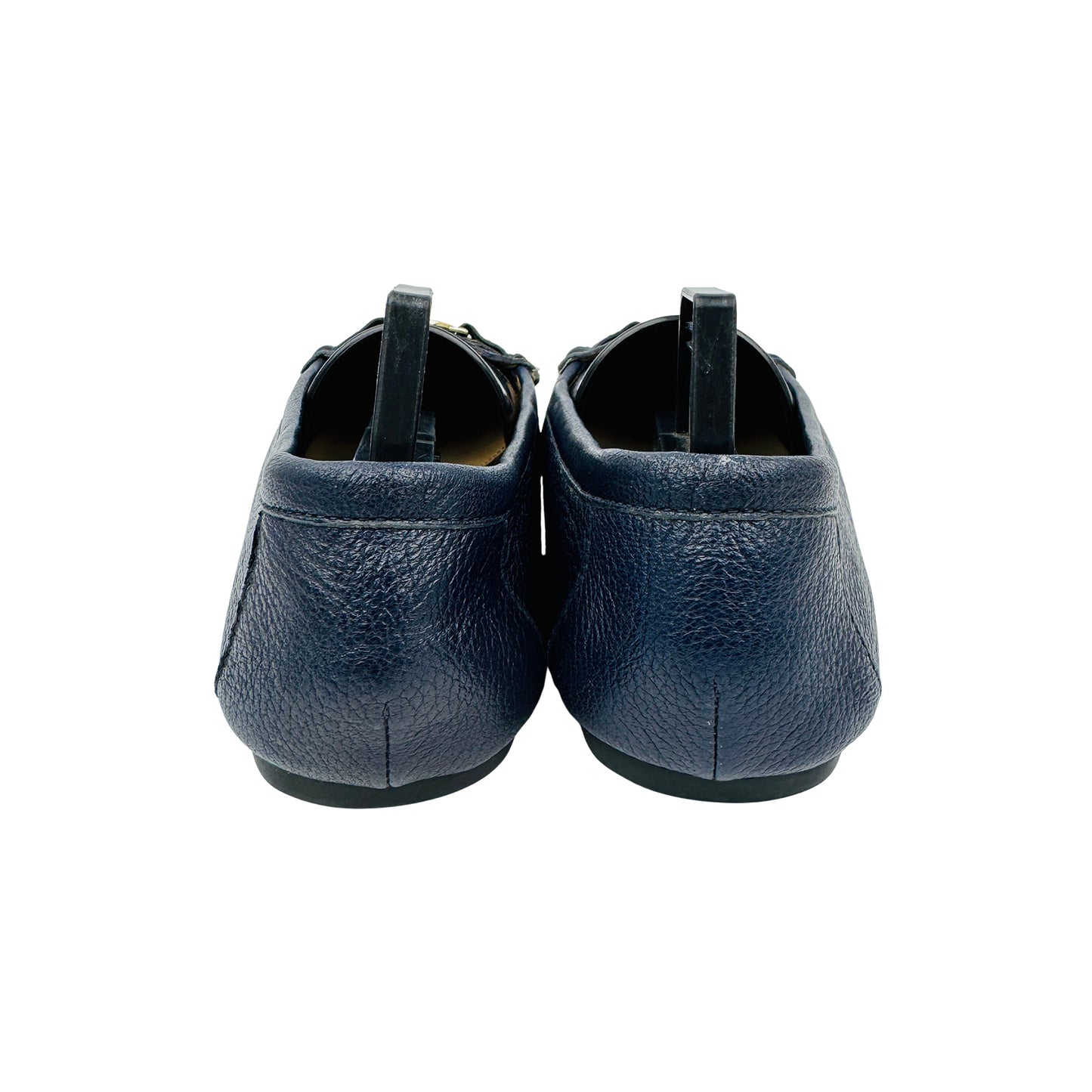 Michael Kors Hamilton Navy Blue Loafers (Size 35.5)