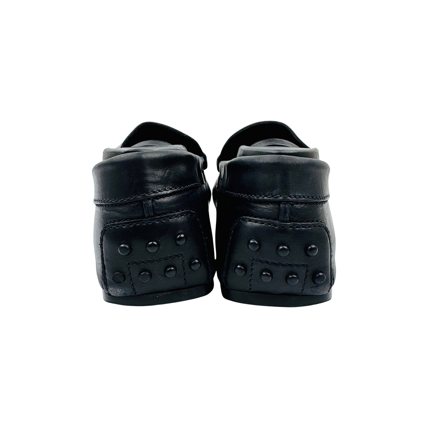 Tod’s Black Leather Italian Loafers (Size 38/38.5)