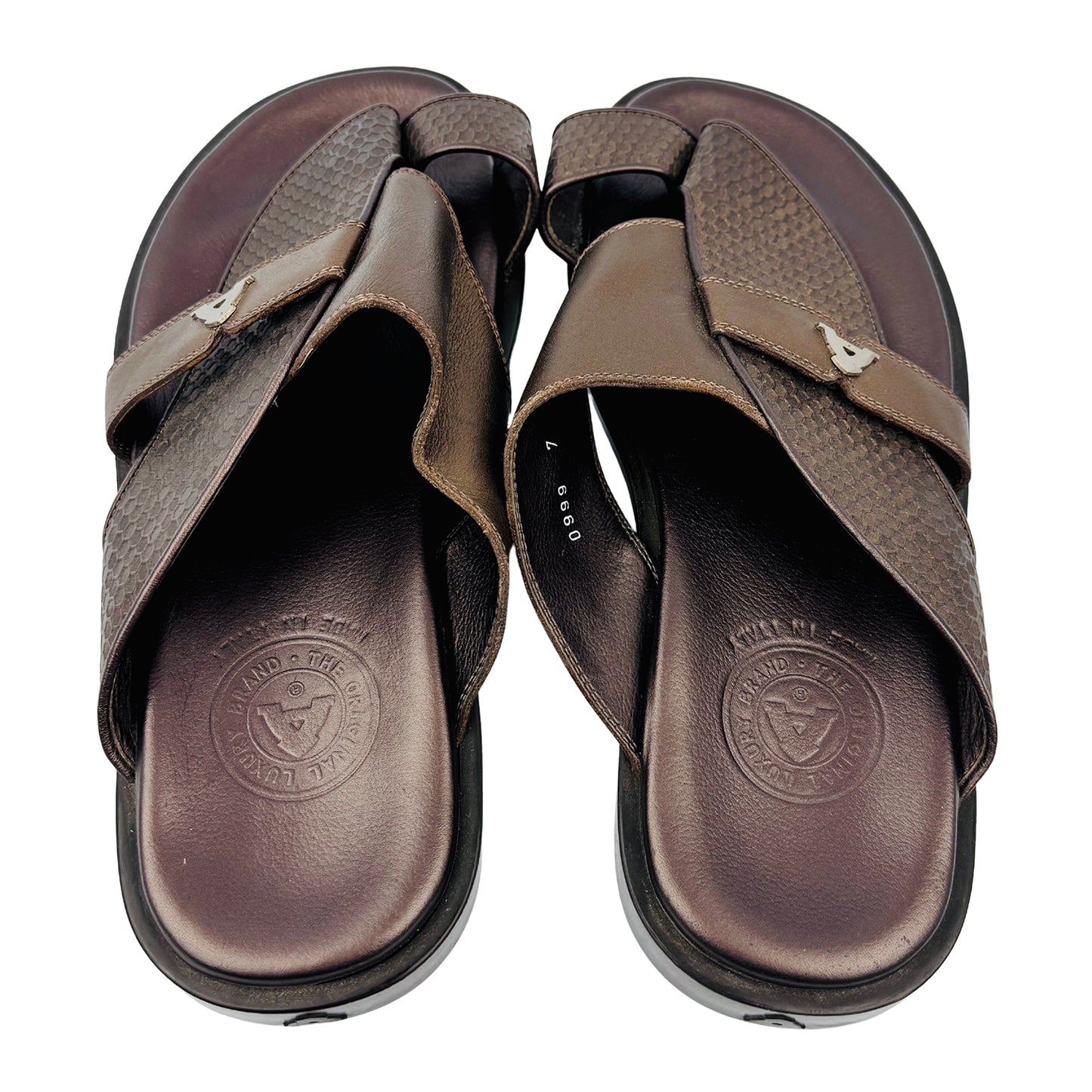 The Original Luxury Brand Leather Slides (Size 41/41.5)