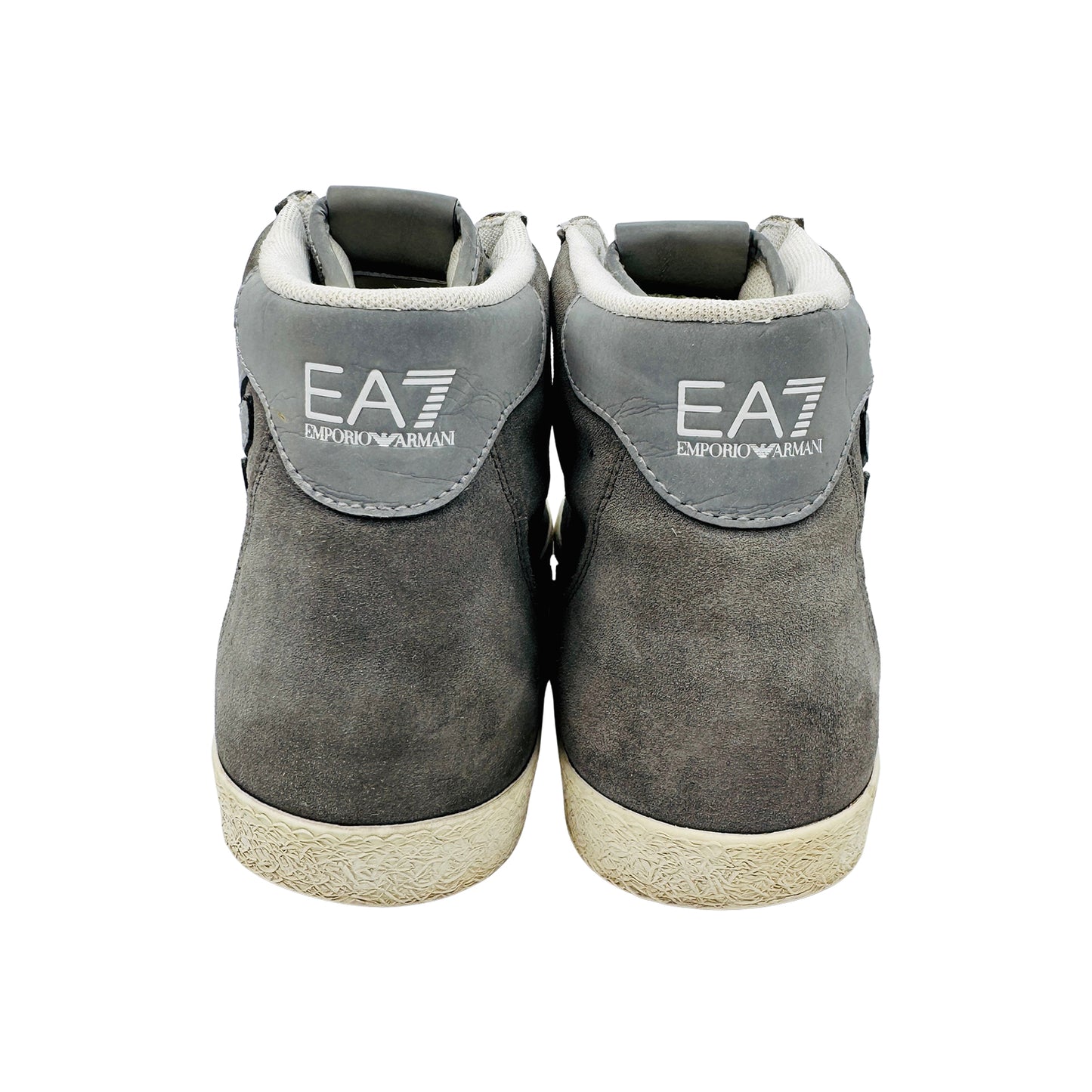 Emporio Armani EA7 Eagle Logo Suede Sneakers (Size 43/43.5)