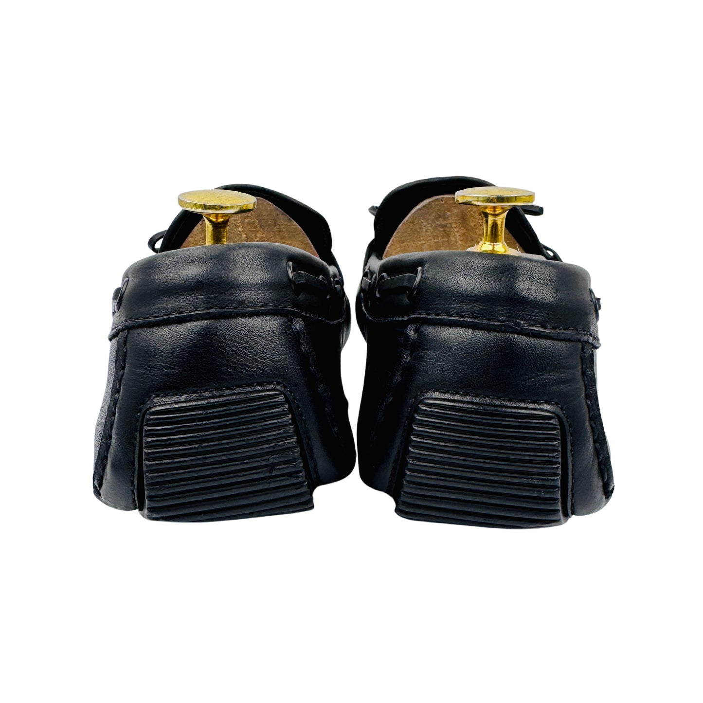 Bottega Veneta Men's Black Driver Loafers (Size 42)