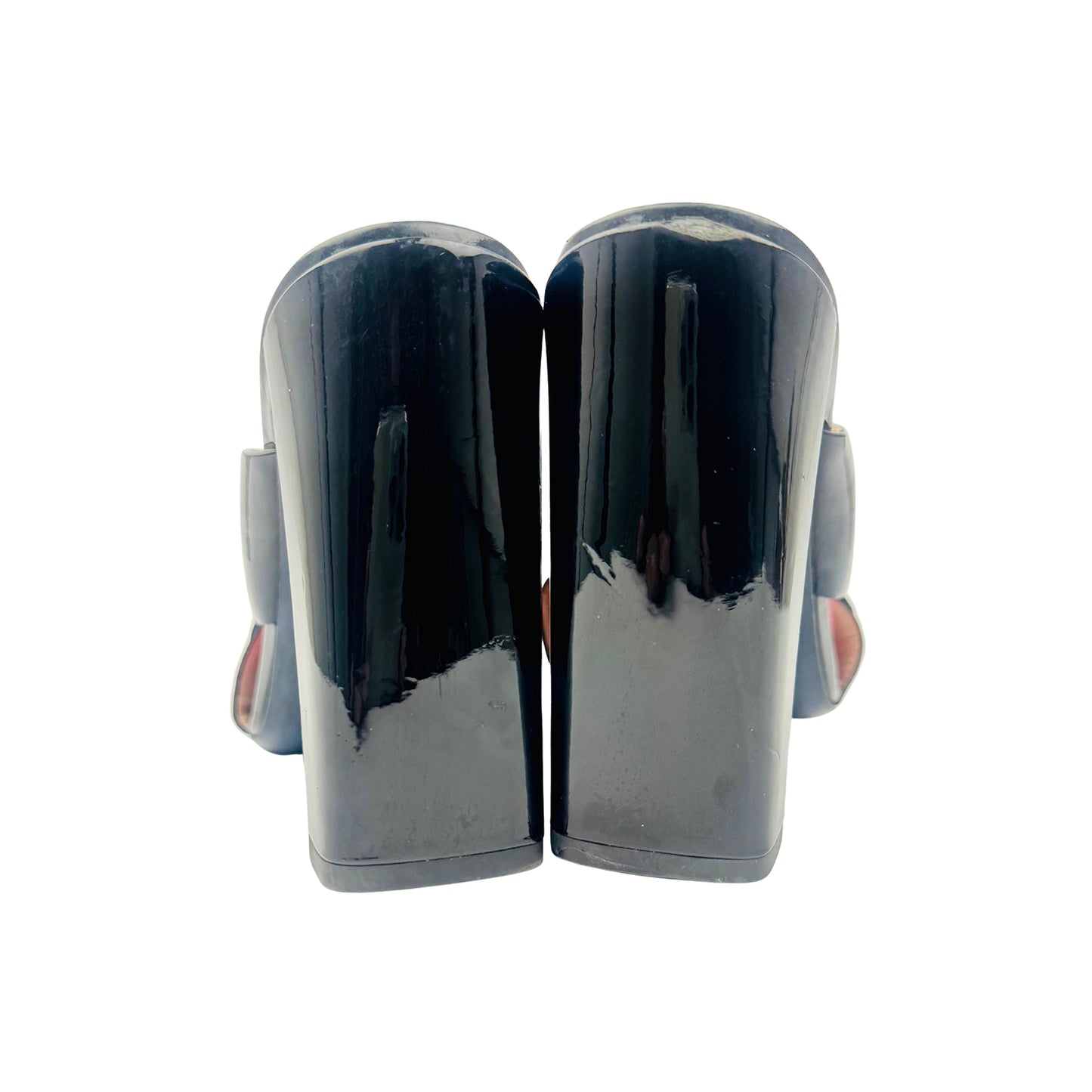 Fendi Women's Flowerland Patent Leather Heels (Size 39)