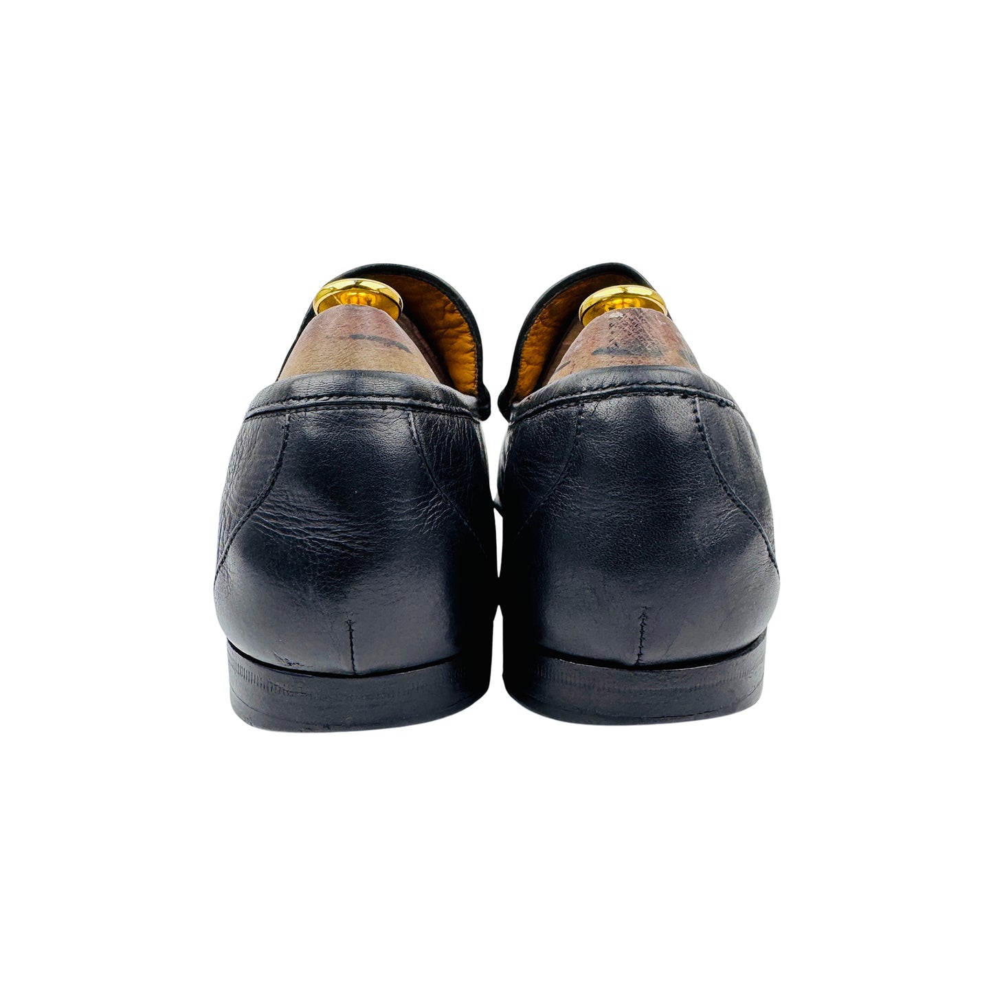 Gucci Men's Black Horsebit Loafers (Size 42.5/43)