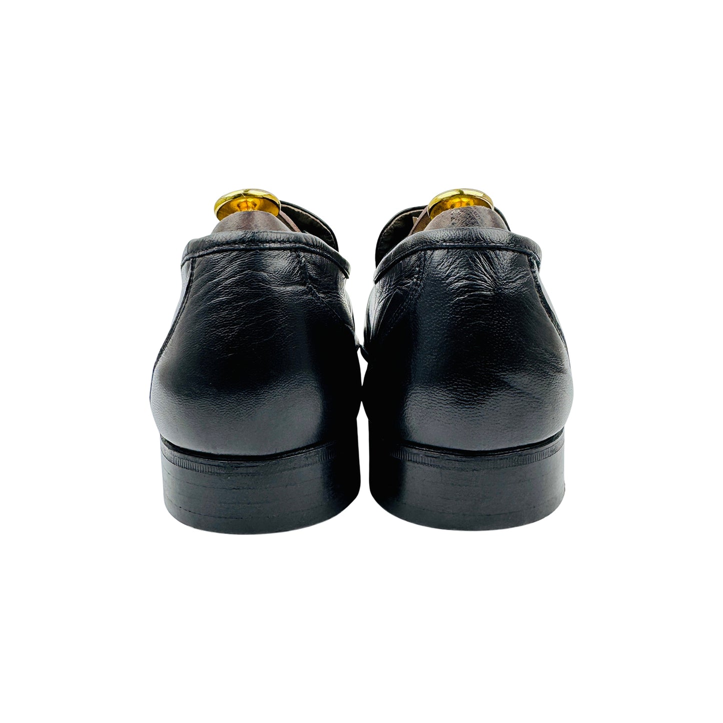 Bally Men's Black Leather Loafers (Size 43)