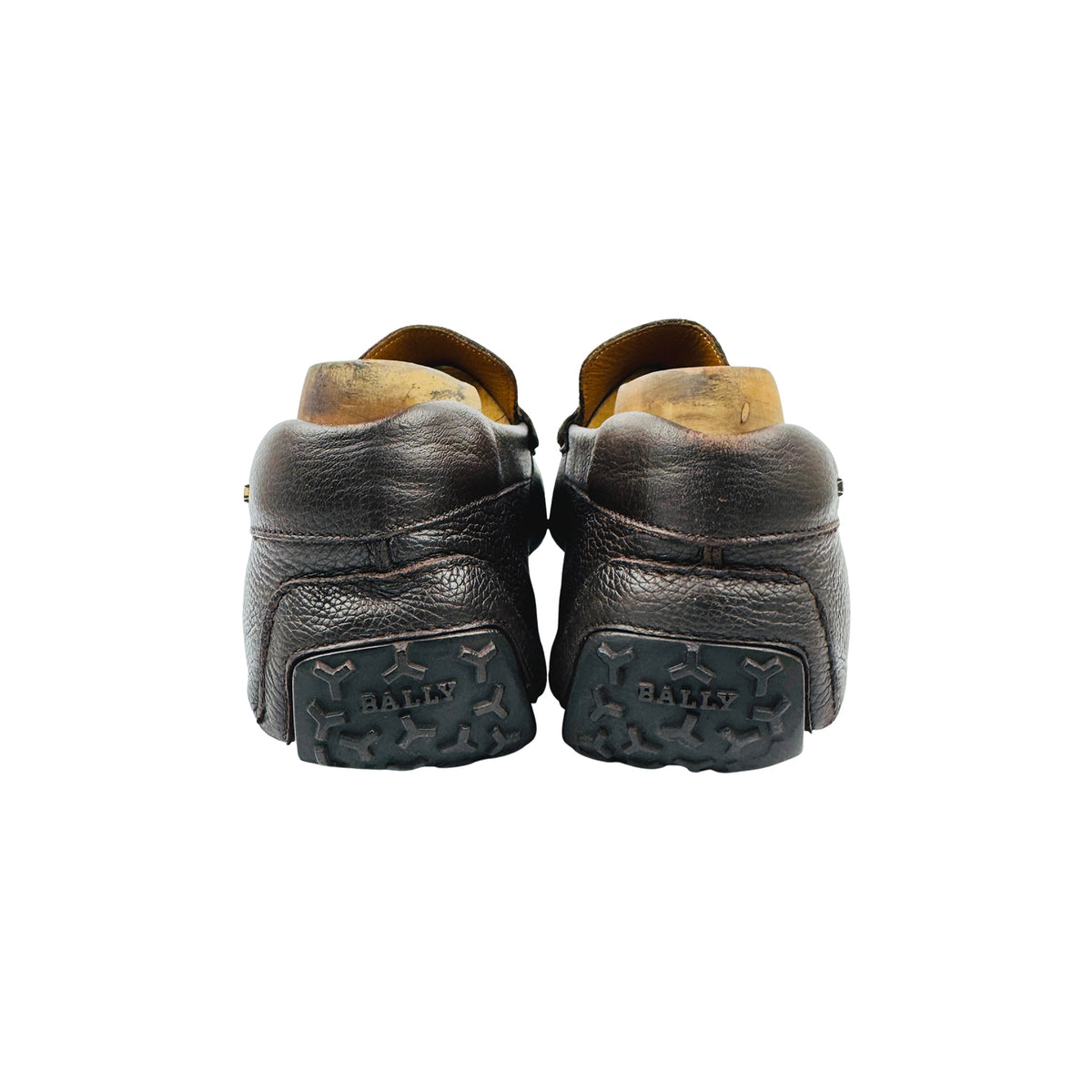 Bally Pearce Safari Brown Leather Loafers (Size 42) - 6206928