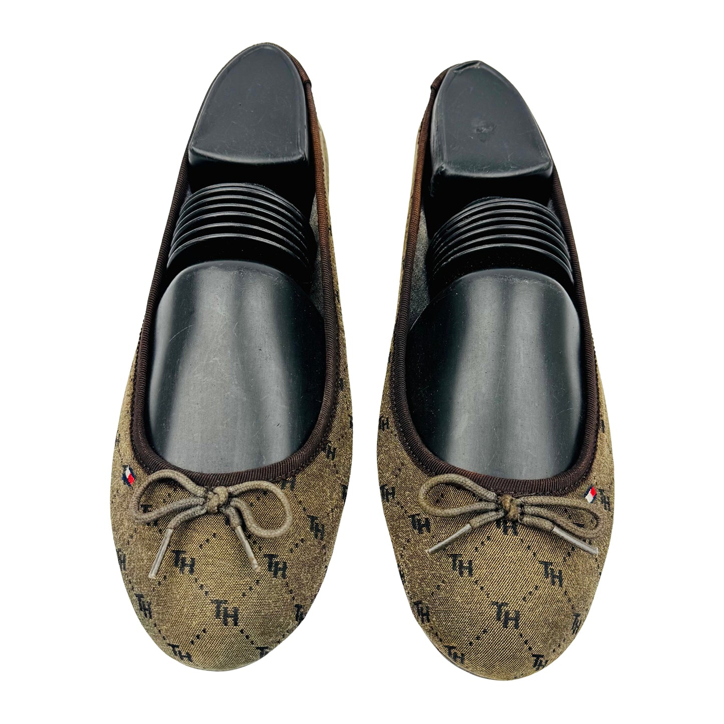 Tommy Hilfiger Monogram Ballerina Slip-On Shoes (Size 37/37.5)