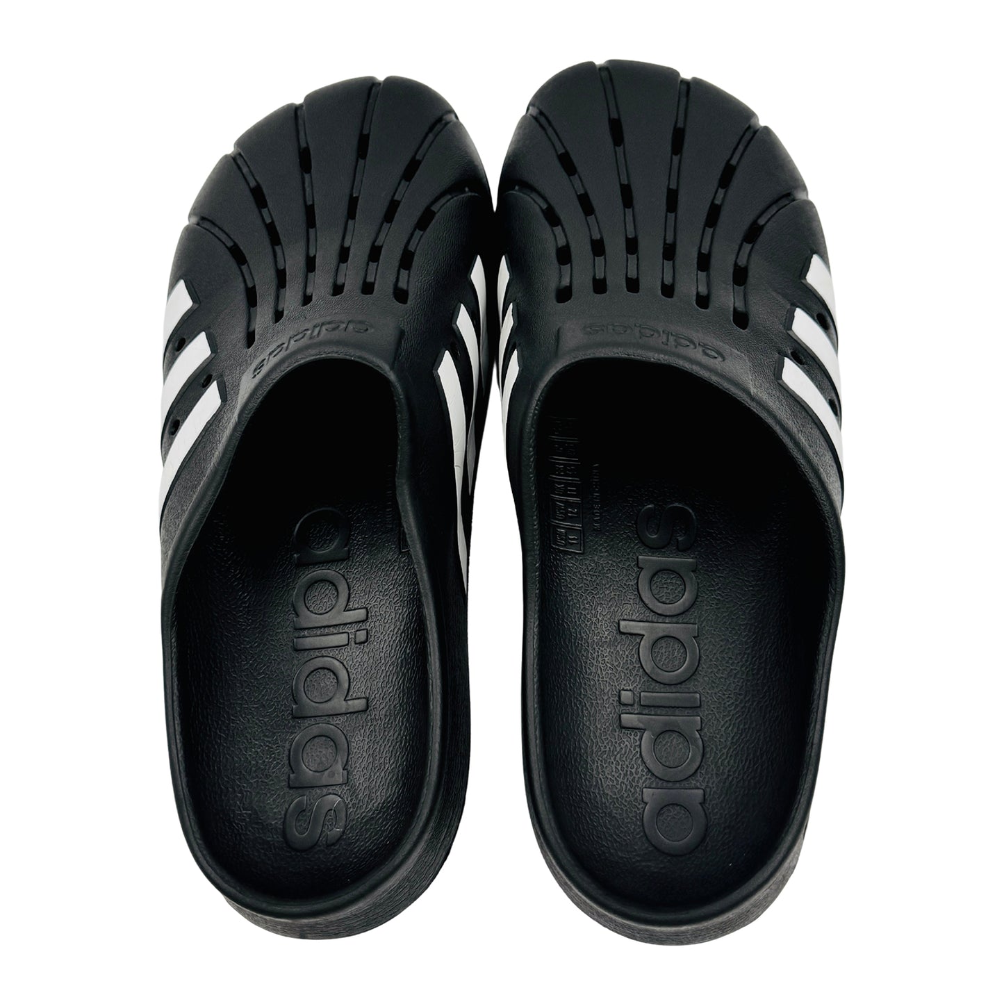 Adidas Adilette Core Black EVA Clogs (Size 43/43.5) - GZ5886