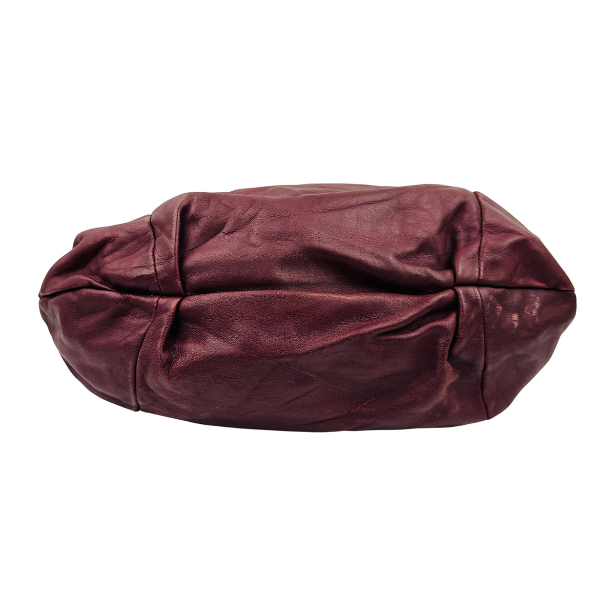 Salvatore Ferragamo Vara Bow Pleated Slouchy Hobo Bag