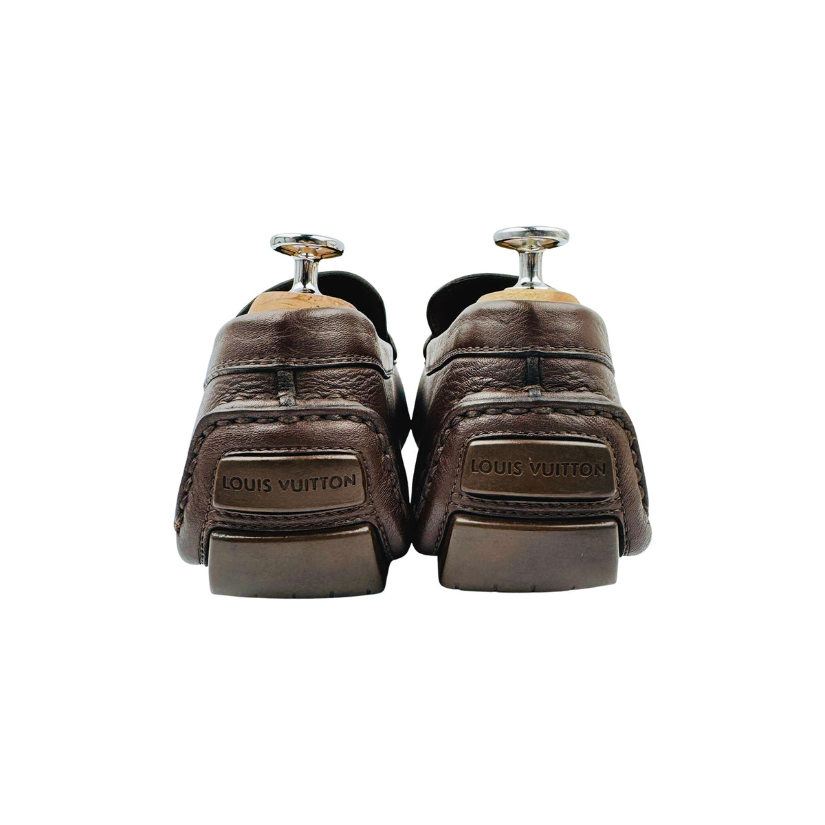 Louis Vuitton Lombok Brown Leather Loafers (Size 42.5)