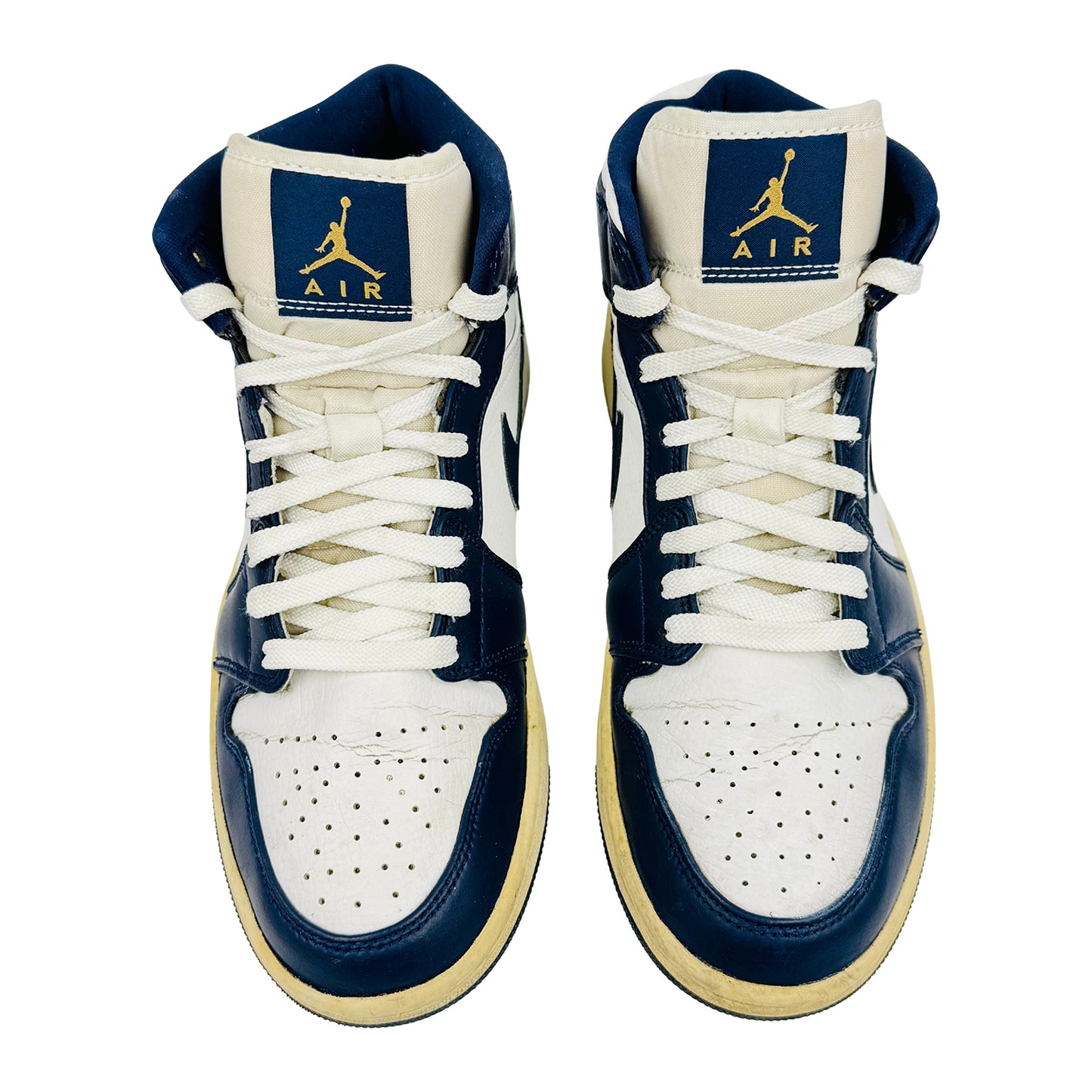 Nike Air Jordan 1 Mid 'Midnight Navy' Sneakers (Size 40) - 554724-174