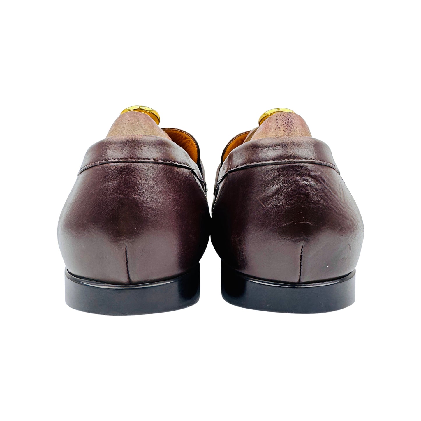 Gucci Men's Dark Brown GG Loafers (Size 44/44.5) - 181827