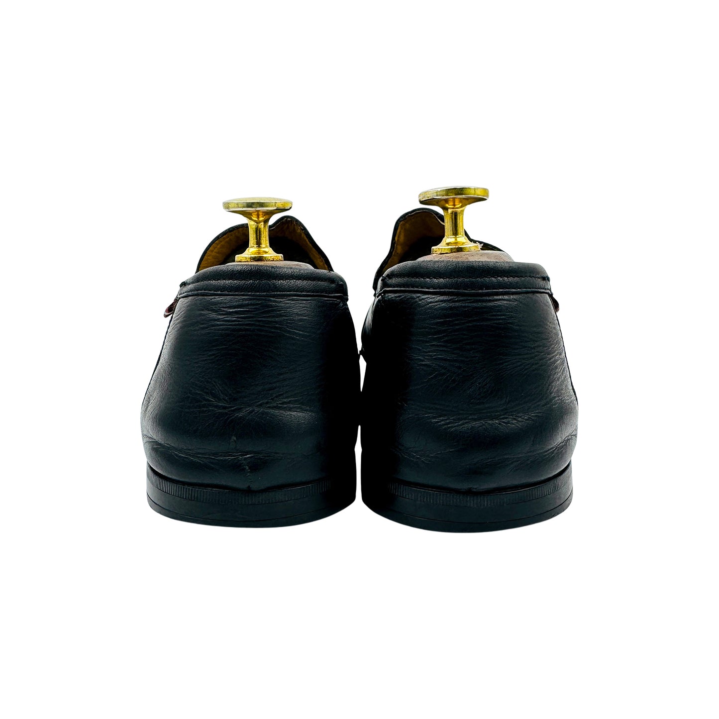 Bally Black Woven Leather Penny Loafers (Size 42)