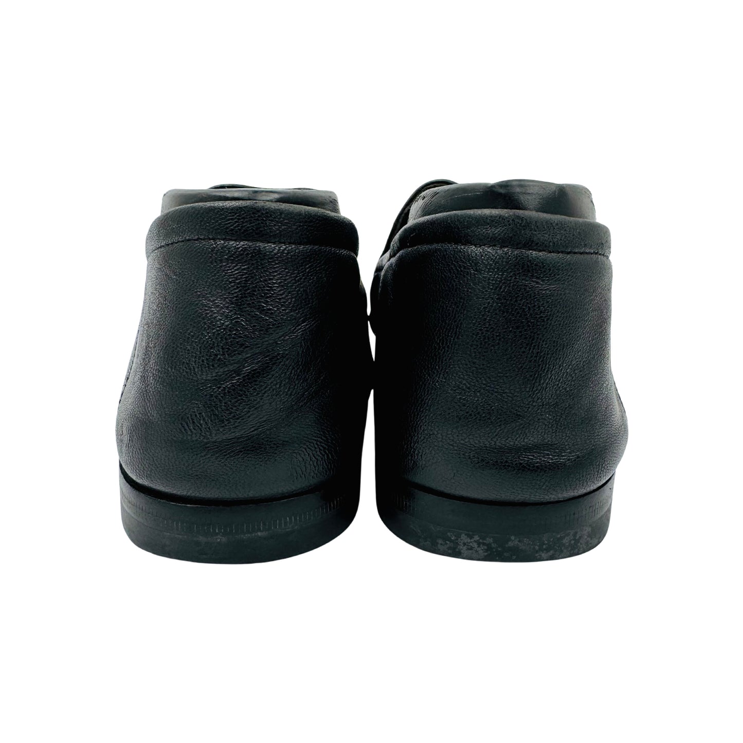 Gucci Jordaan Black Leather Loafers (Size 38/38.5)