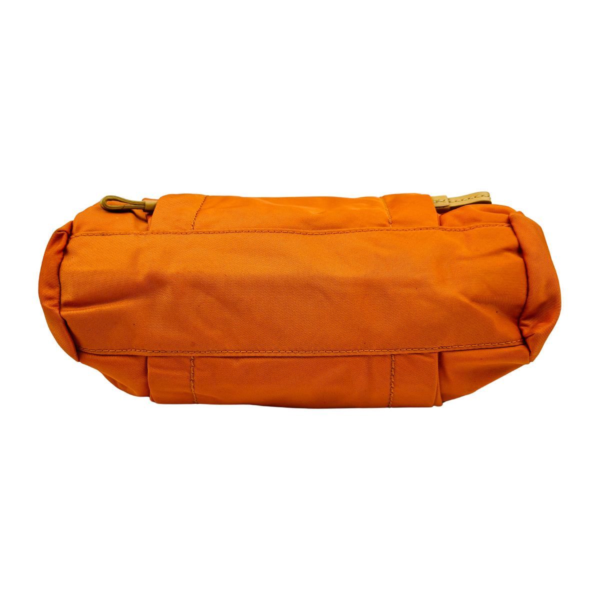 TUMI Bright Orange Nylon Cosmetic Pouch