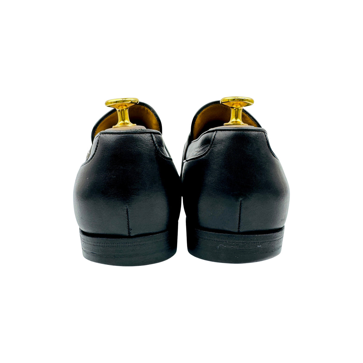 Gucci Men's Black Leather Italian Loafers (Size 42)