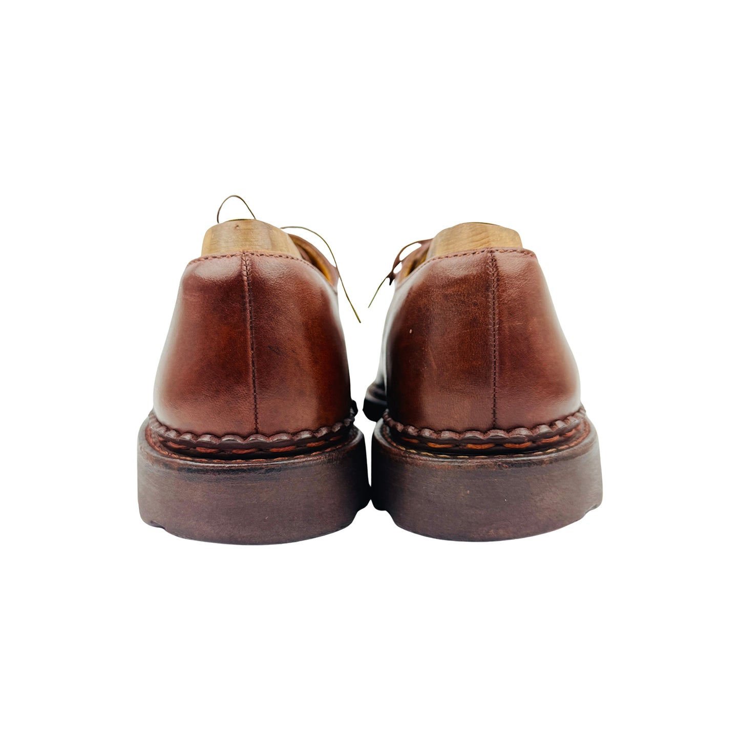 Bally Brown Leather Lace Up Shoes (Size 42)