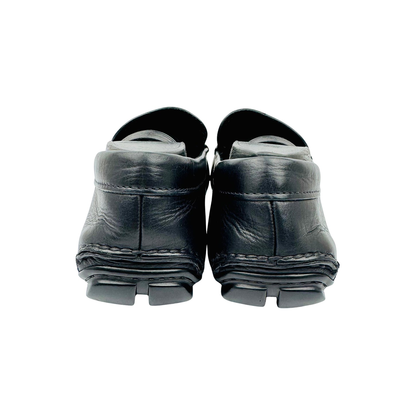 Prada Black Leather Loafers (Size 41/41.5) - 2DD007