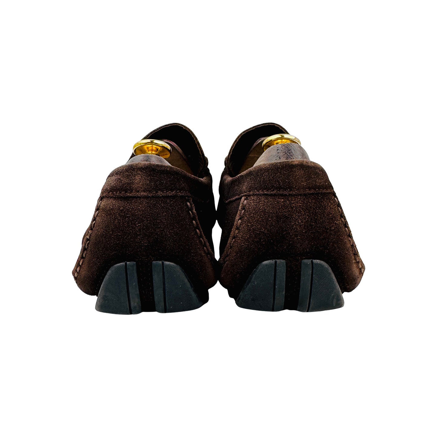 Salvatore Ferragamo Suede Gancini Bit Loafers (Size 43)