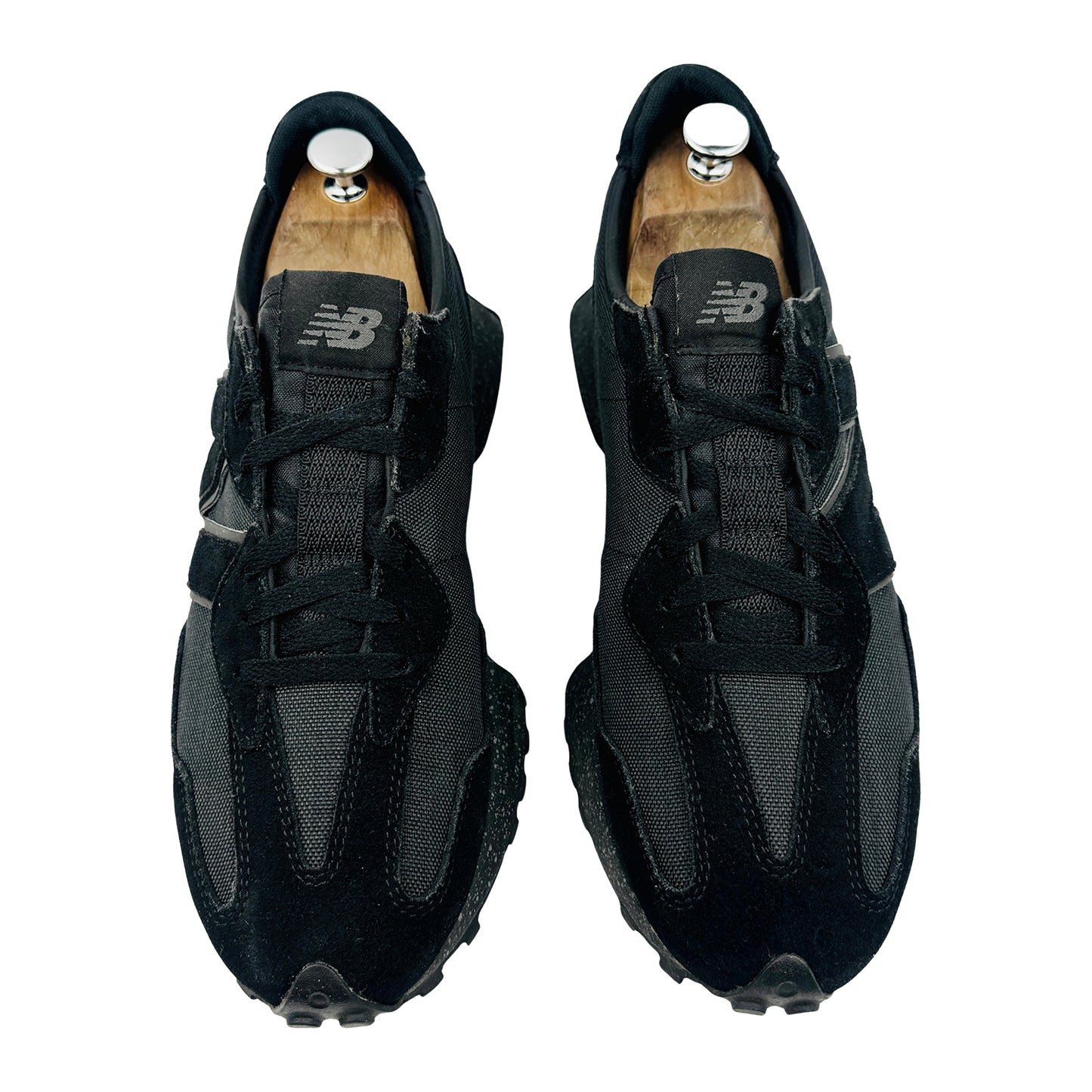 New Balance 327 'Triple Black' Sneakers (Size 45) - MS327CCB