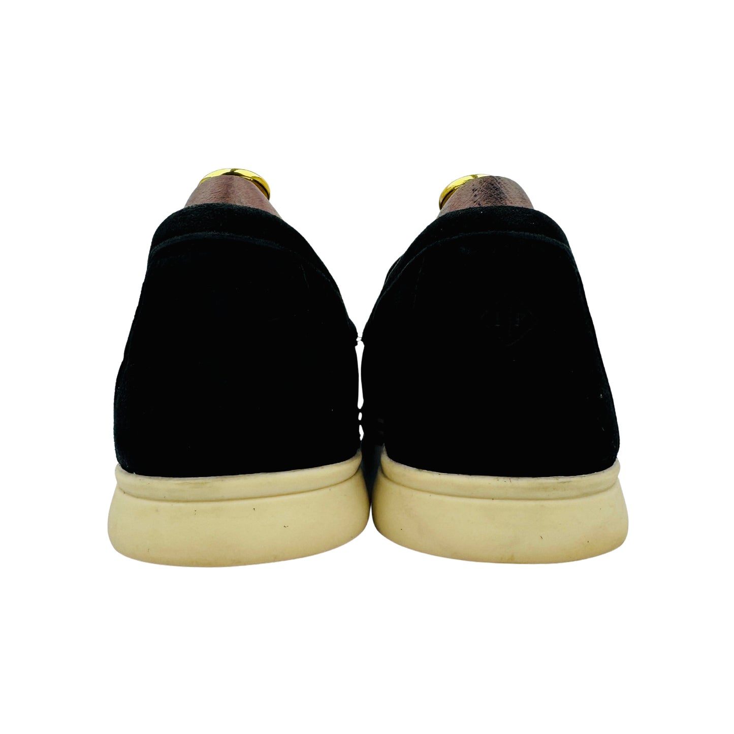 Loro Piana Summer Walk Black Loafers (Size 44) - M38067