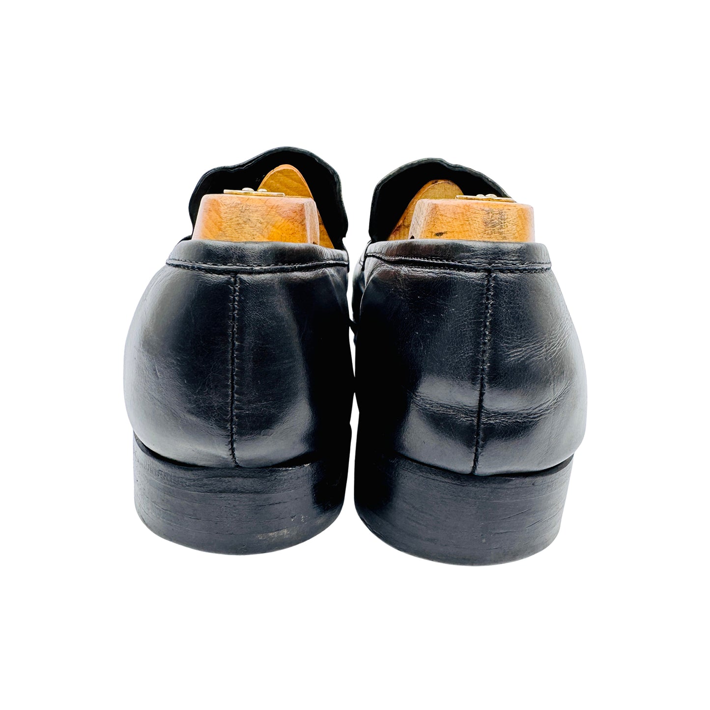 Roberto Cavalli Black Monogram Leather Loafers (Size 43.5)