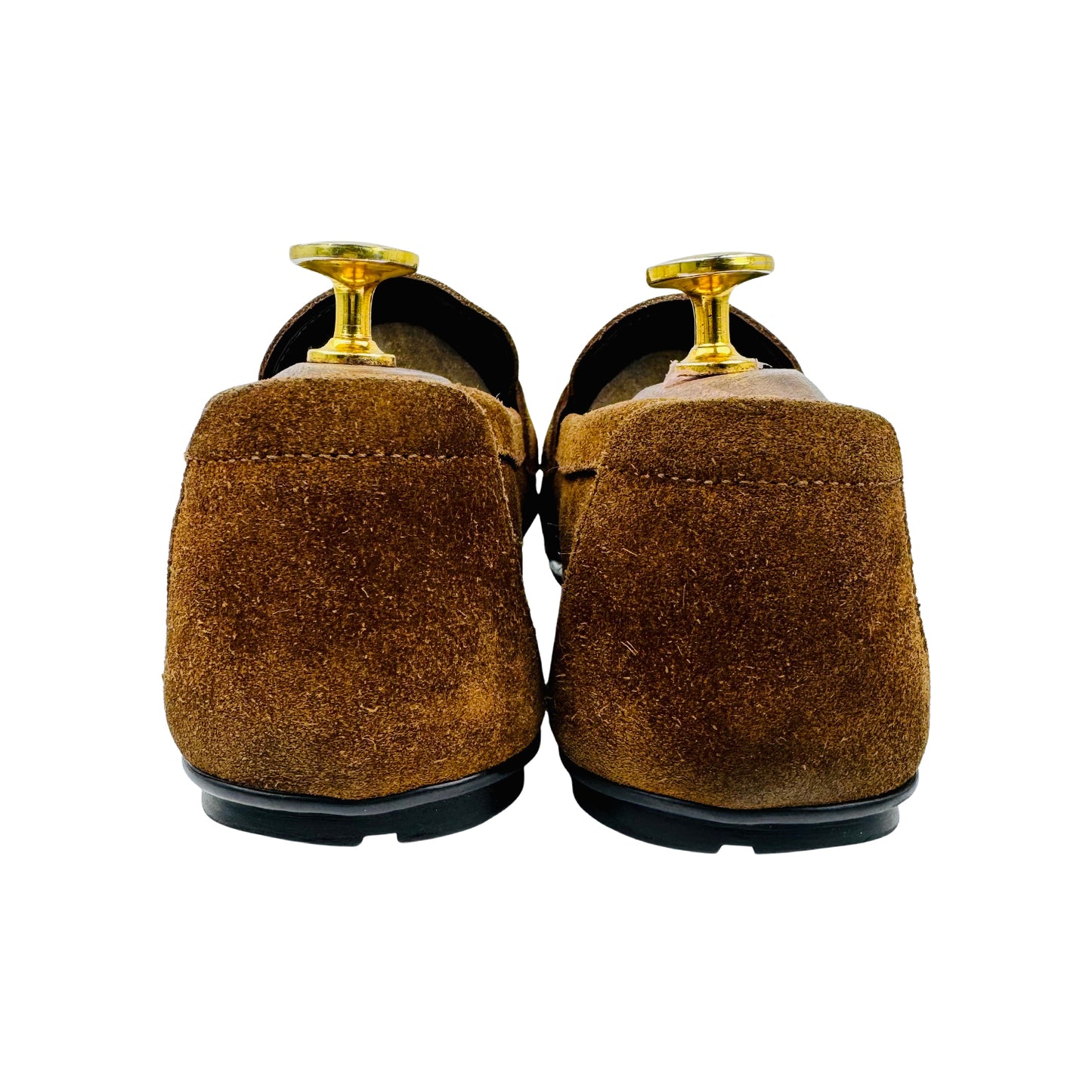 Salvatore Ferragamo Men's Brown Suede Loafers (Size 42)