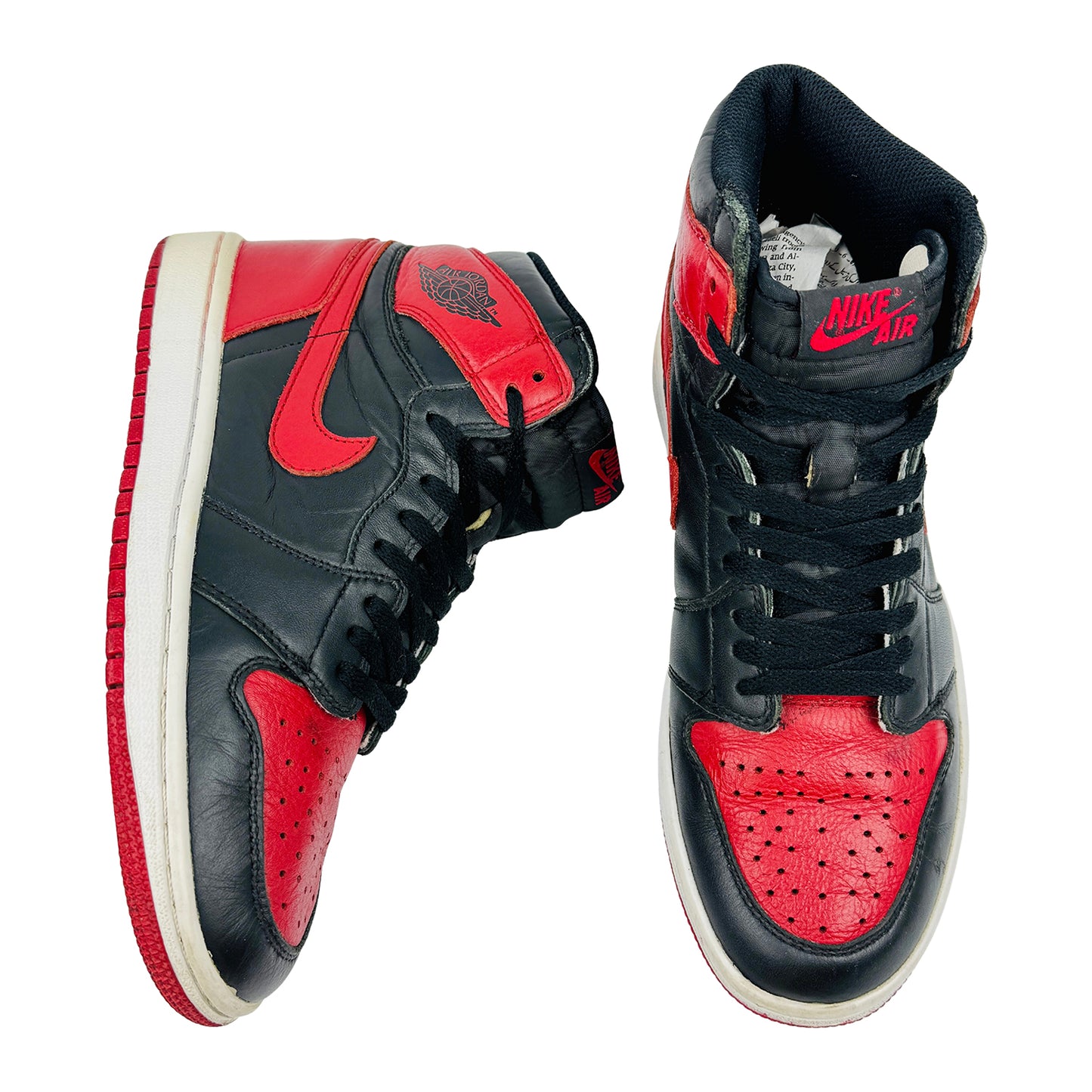 Nike Air Jordan 1 Retro High OG Bred Banned 2016 Sneakers (Size 42) - 555088-001