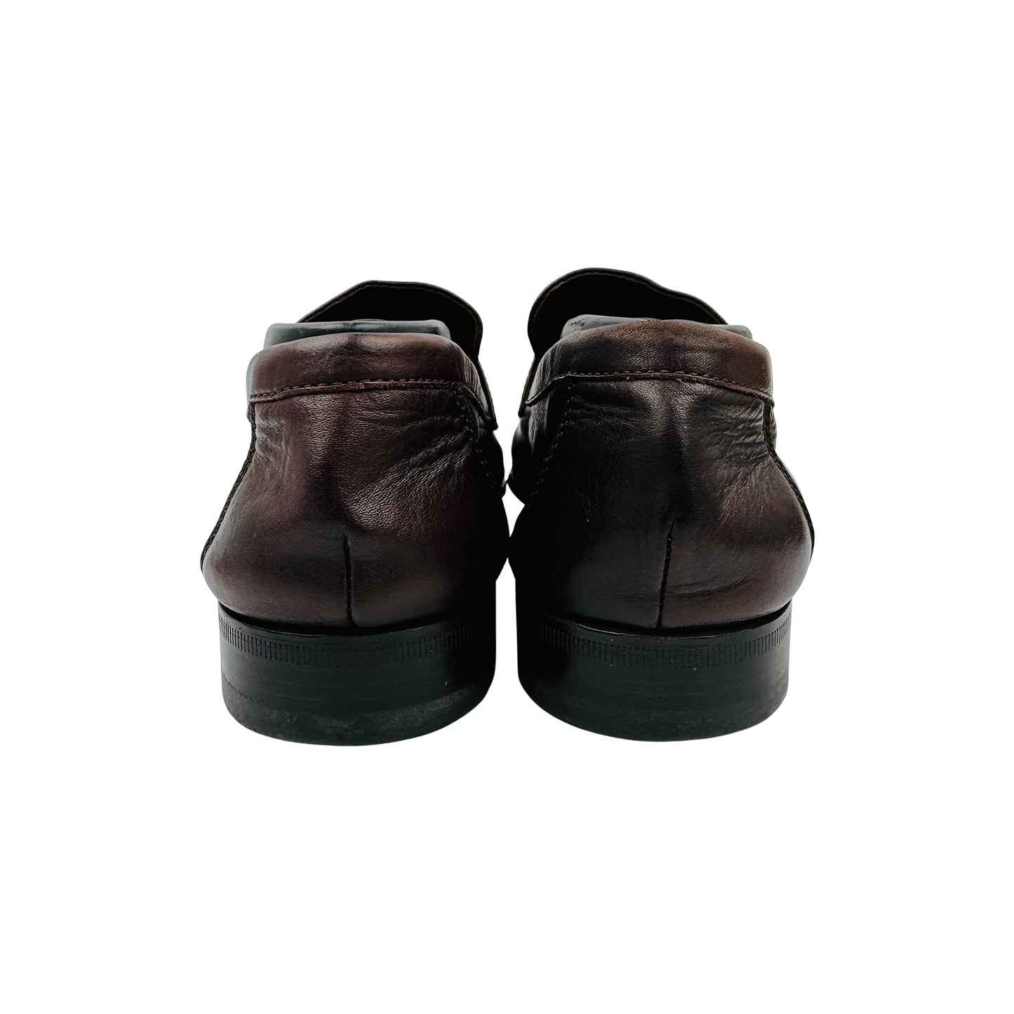 Moreschi Dark Brown Leather Penny Loafers (Size 40/40.5)
