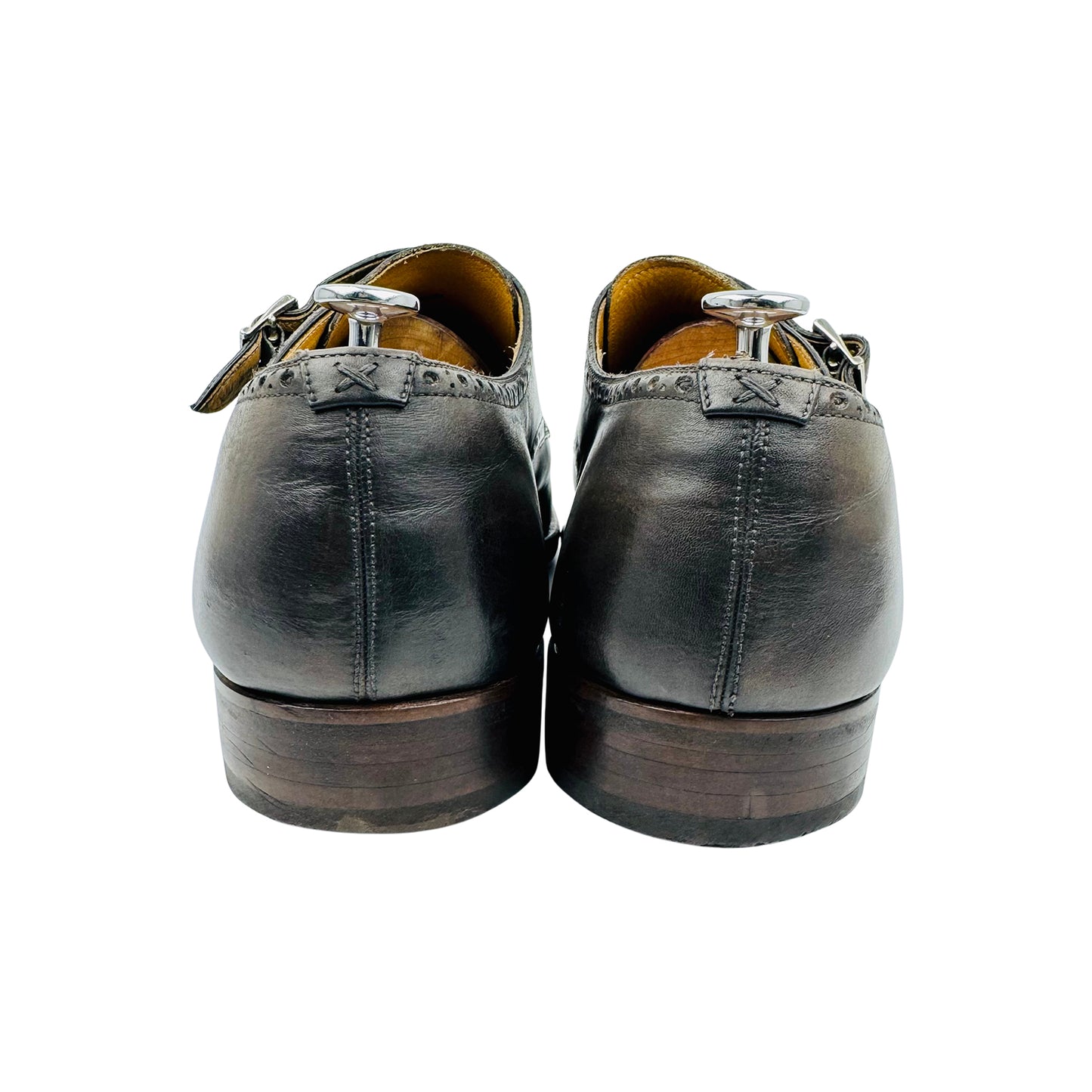 Magnanni Double Monk Strap Two Tone Shoes (Size 46)