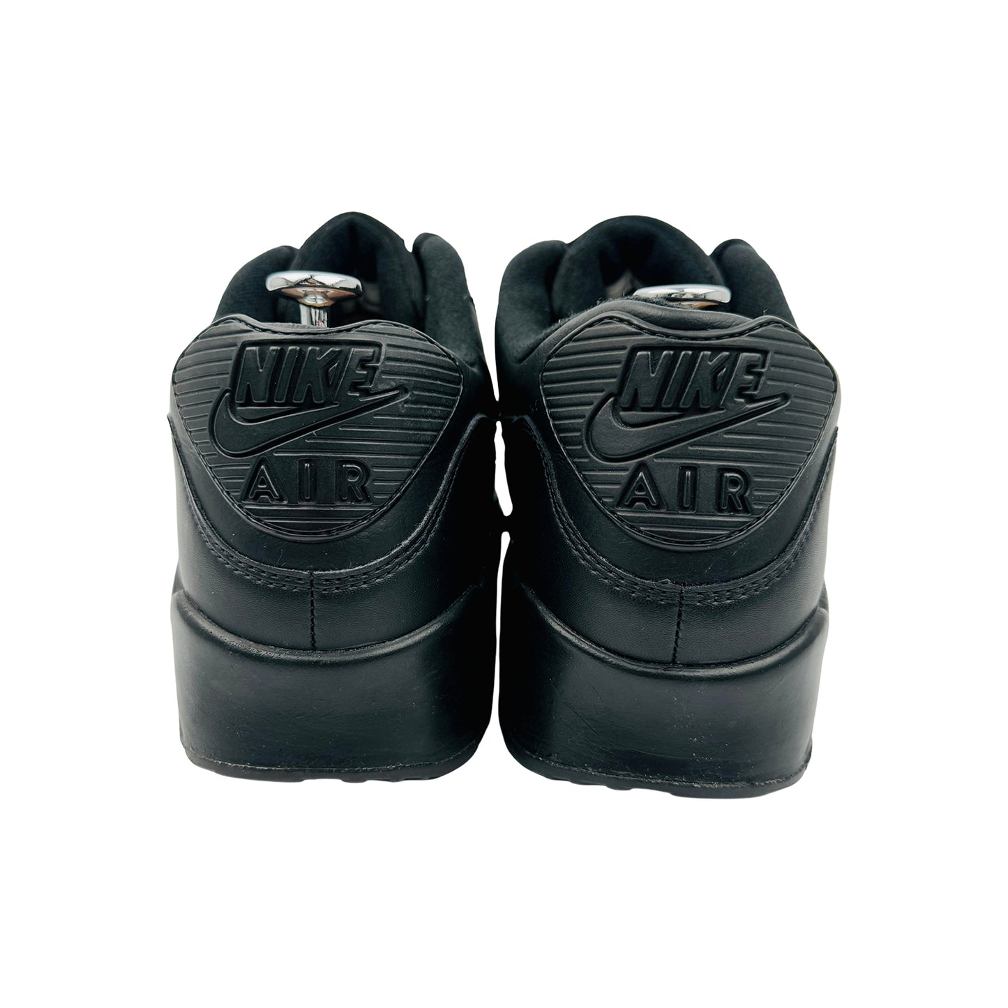 Nike Air Max 90 Leather Black Sneakers (Size 45) - 302519-001