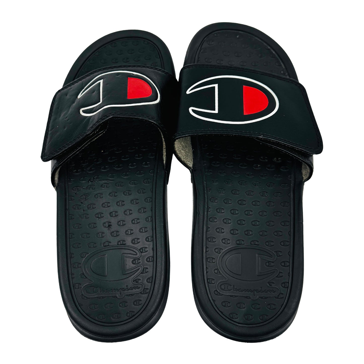 Champion Men's Super Black EVA Slides (Size 40)