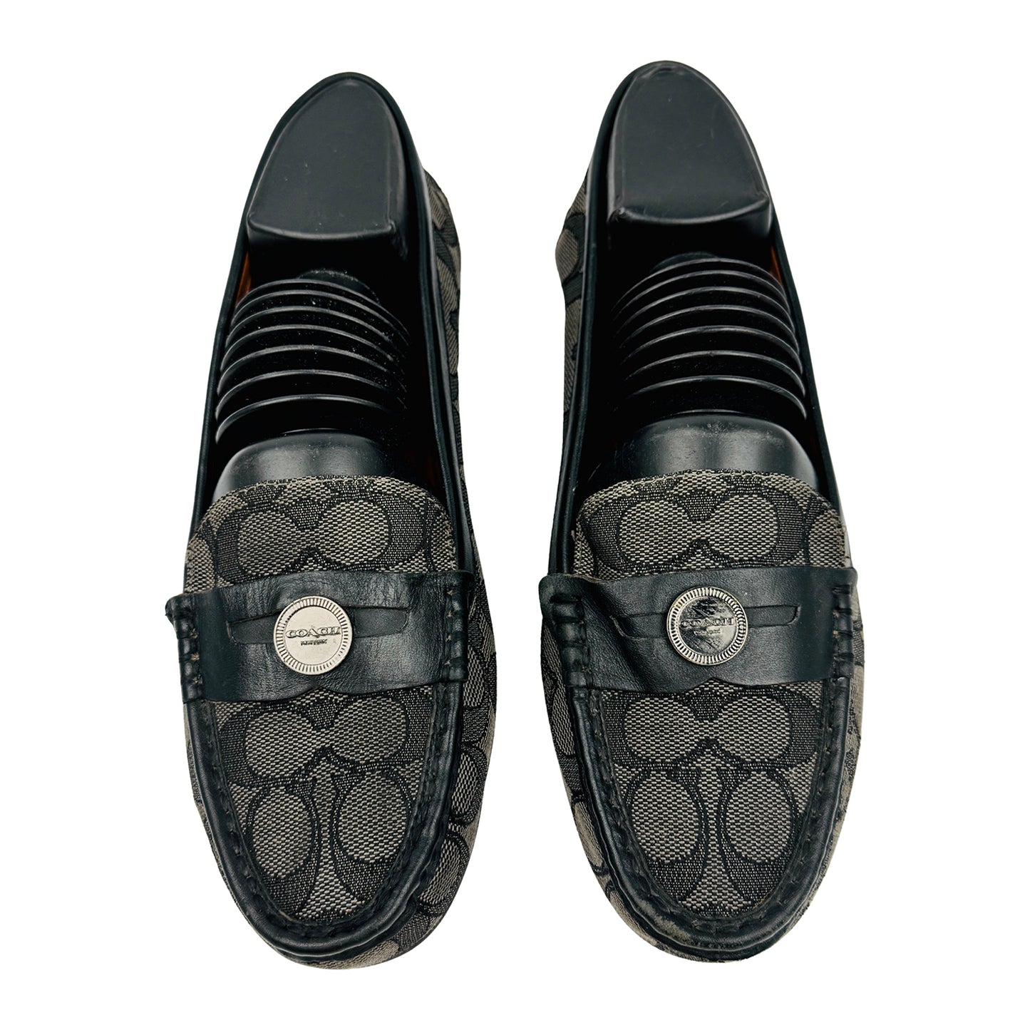 Coach Signature Coin Driver Loafers (Size 39.5) - FG1269