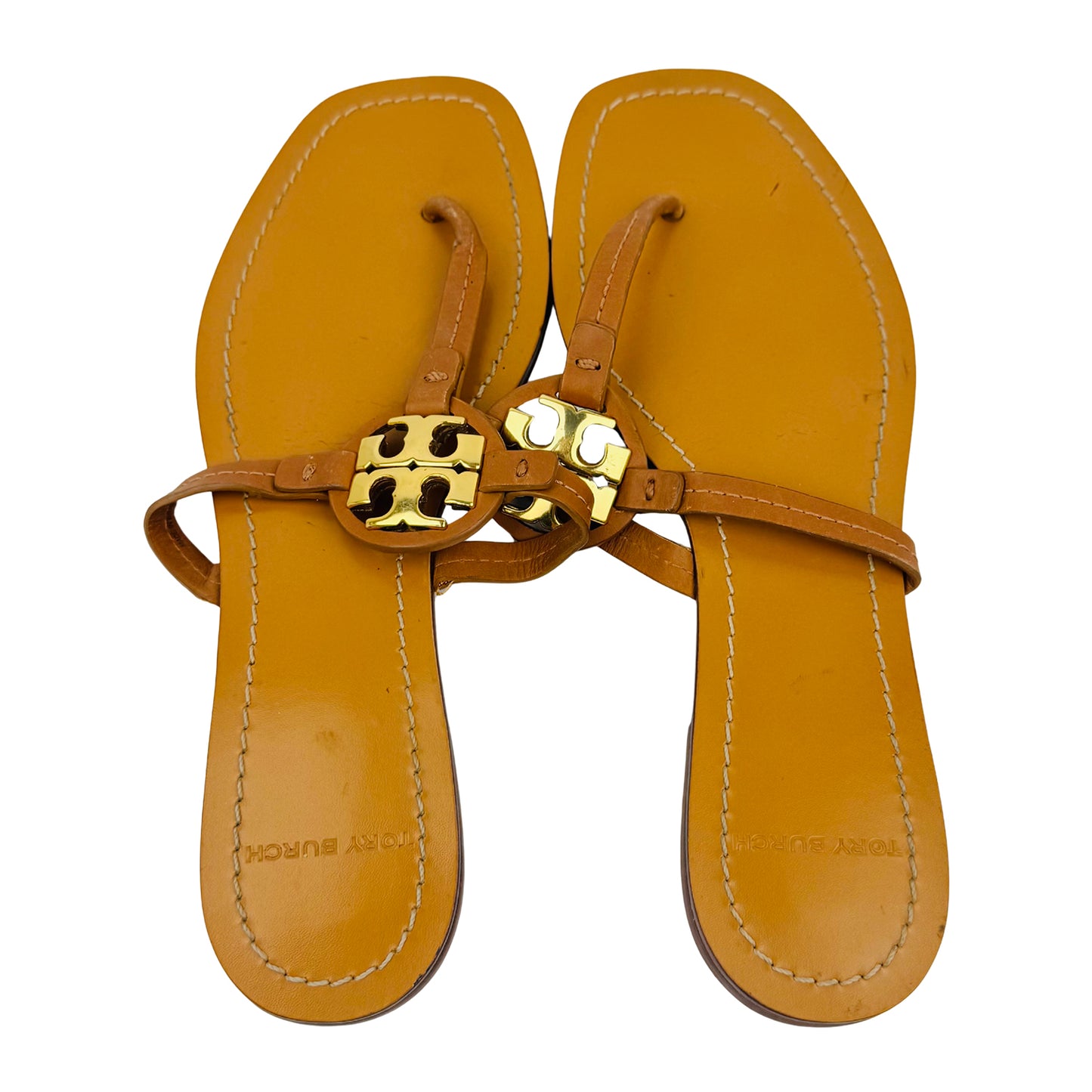 Tory Burch Women's Miller Brown Slippers (Size 37.5)