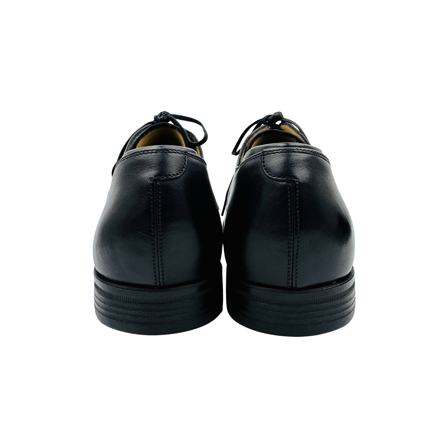 Bally Men's Black Leather Derby Shoes (Size 41)
