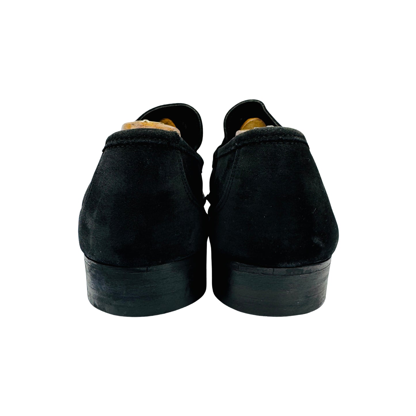 Salvatore Ferragamo Gancini Bit Suede Loafers (Size 45/45.5)