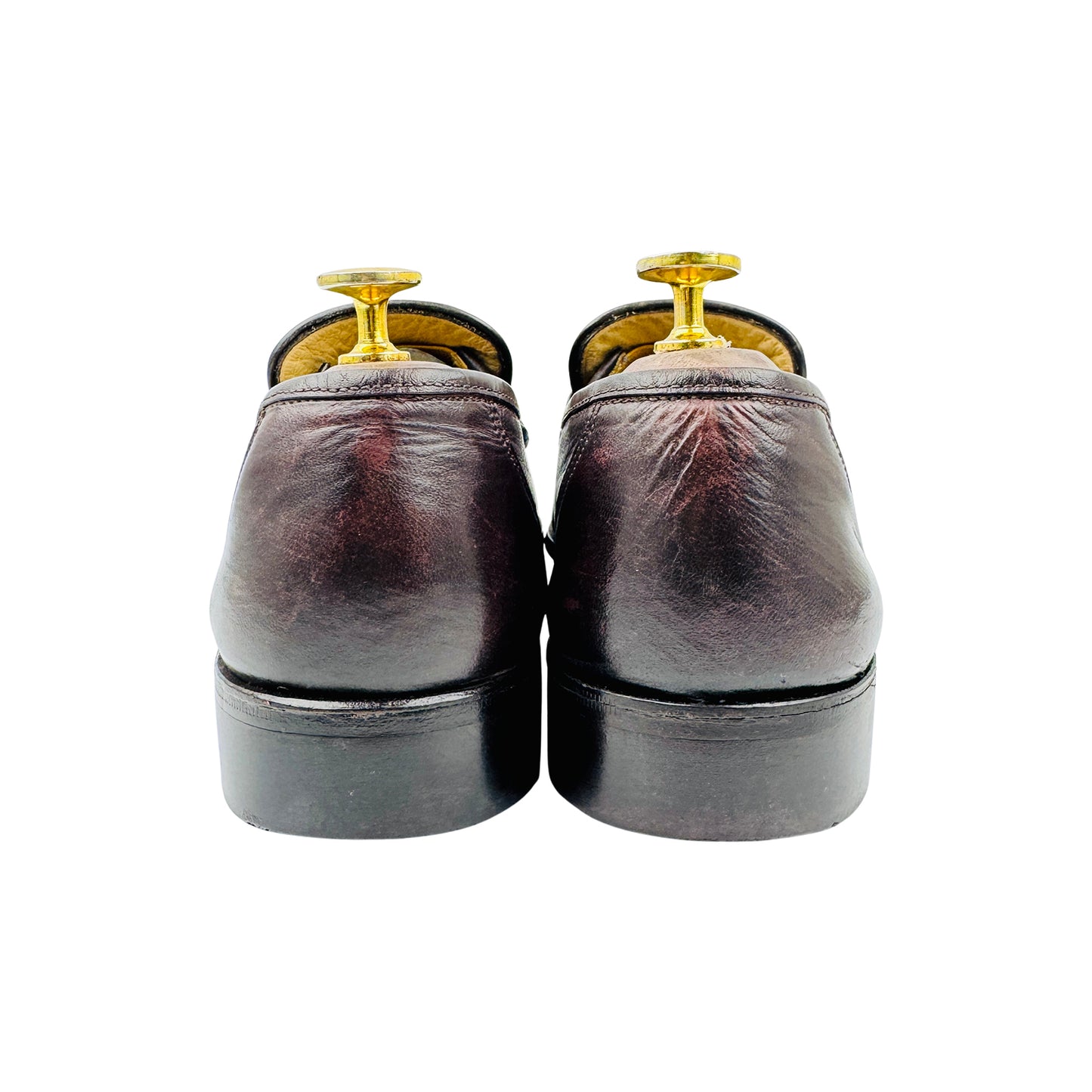 Bally Men's Dark Brown Leather Penny Loafers (Size 43)