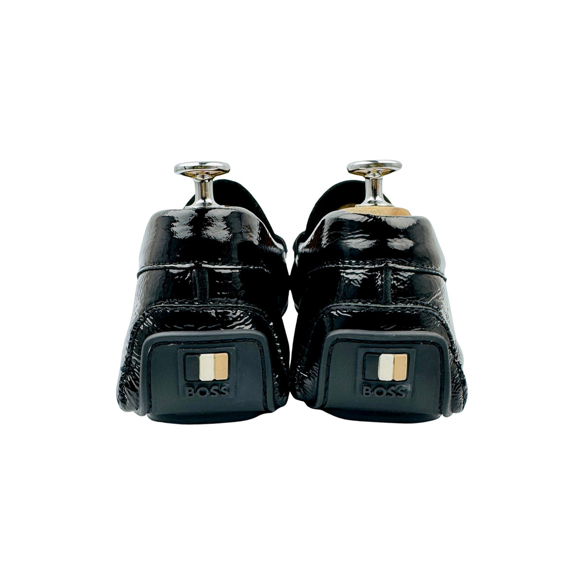 Hugo Boss Noel Black Leather Loafers (Size 41/41.5) - 50503621