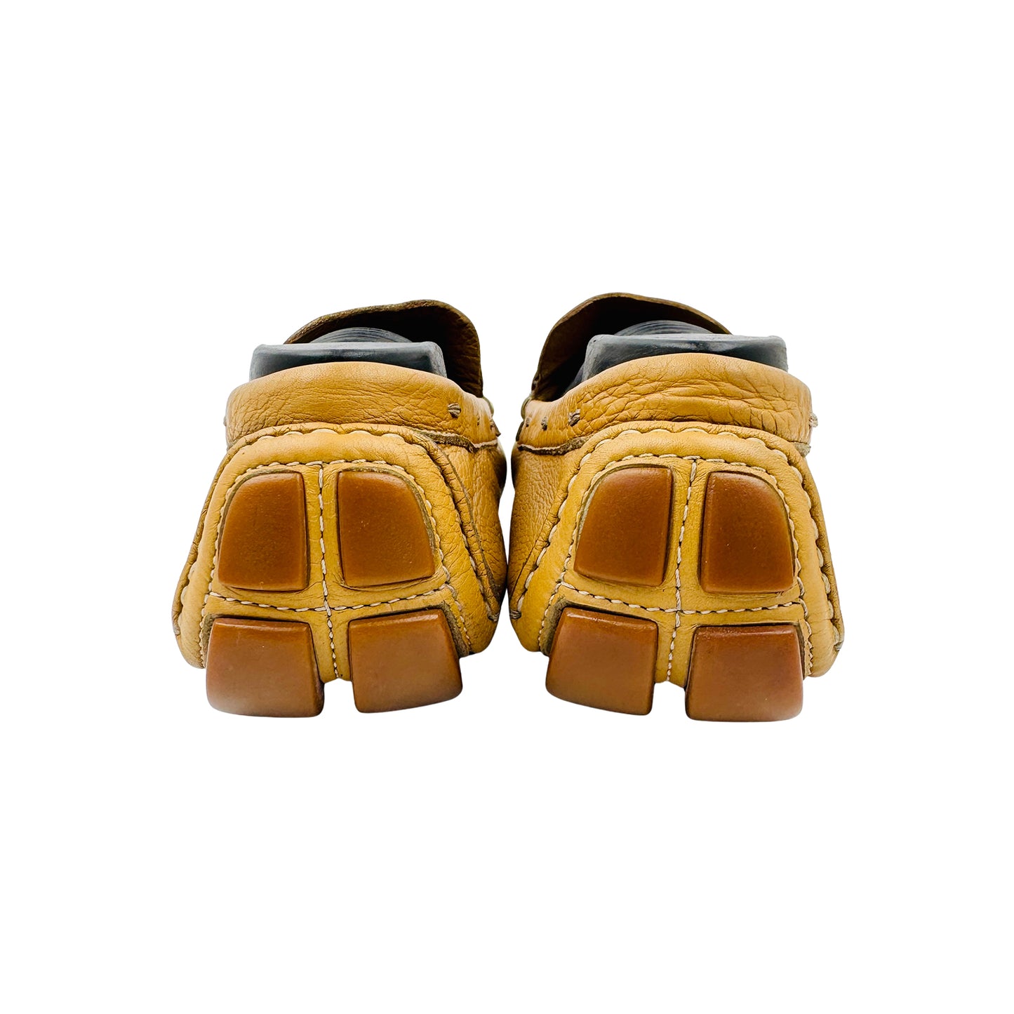 Prada Yellow Leather Driving Loafers (Size 40/40.5)