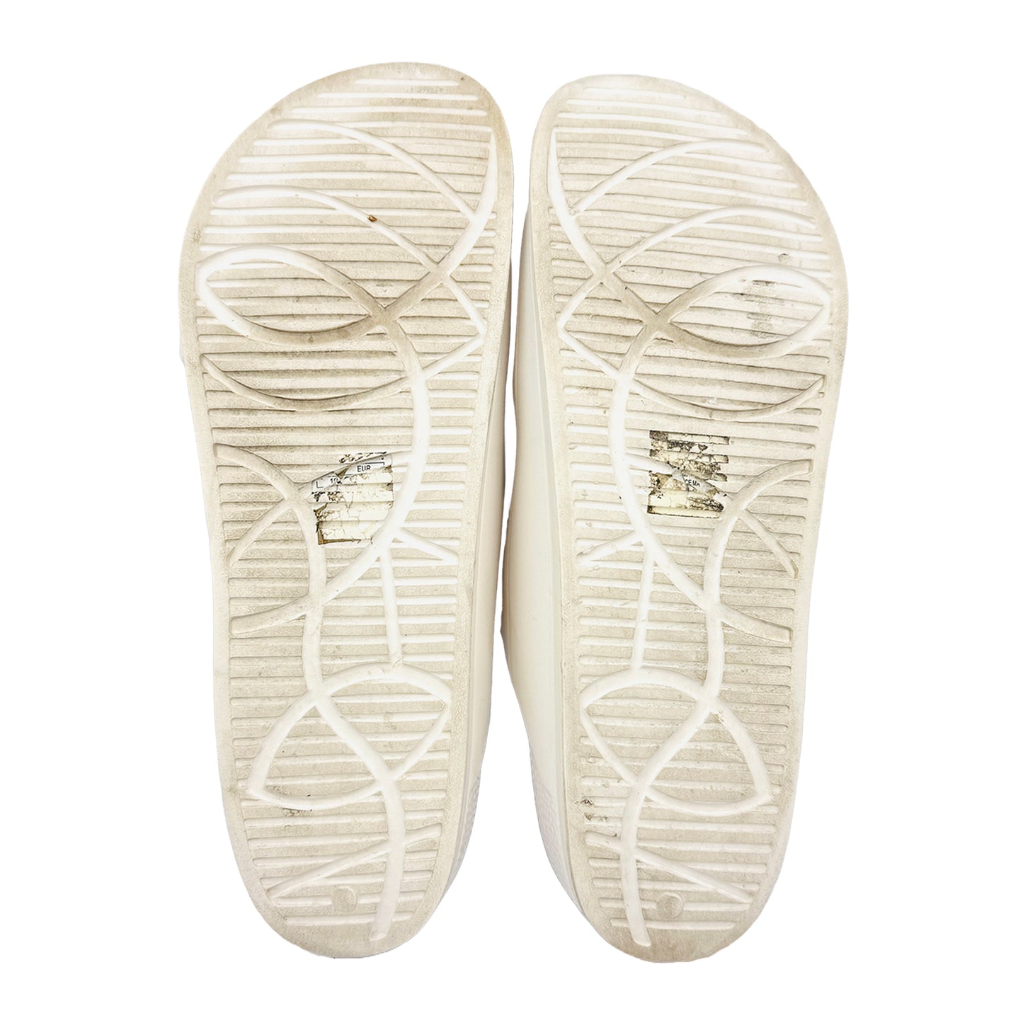 Outsole image of Calvin Klein Zion Double Strap Slides (Size 42.5) - B08VH5RZ6Q