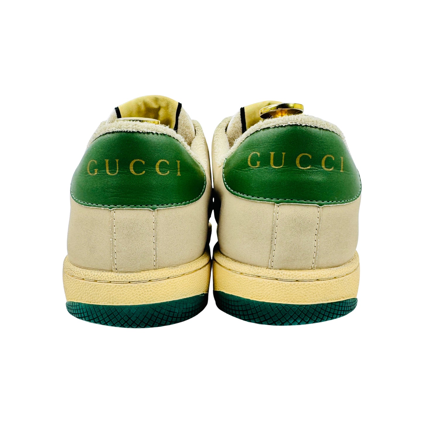 Gucci Screener Beige Italian Sneakers (Size 41)