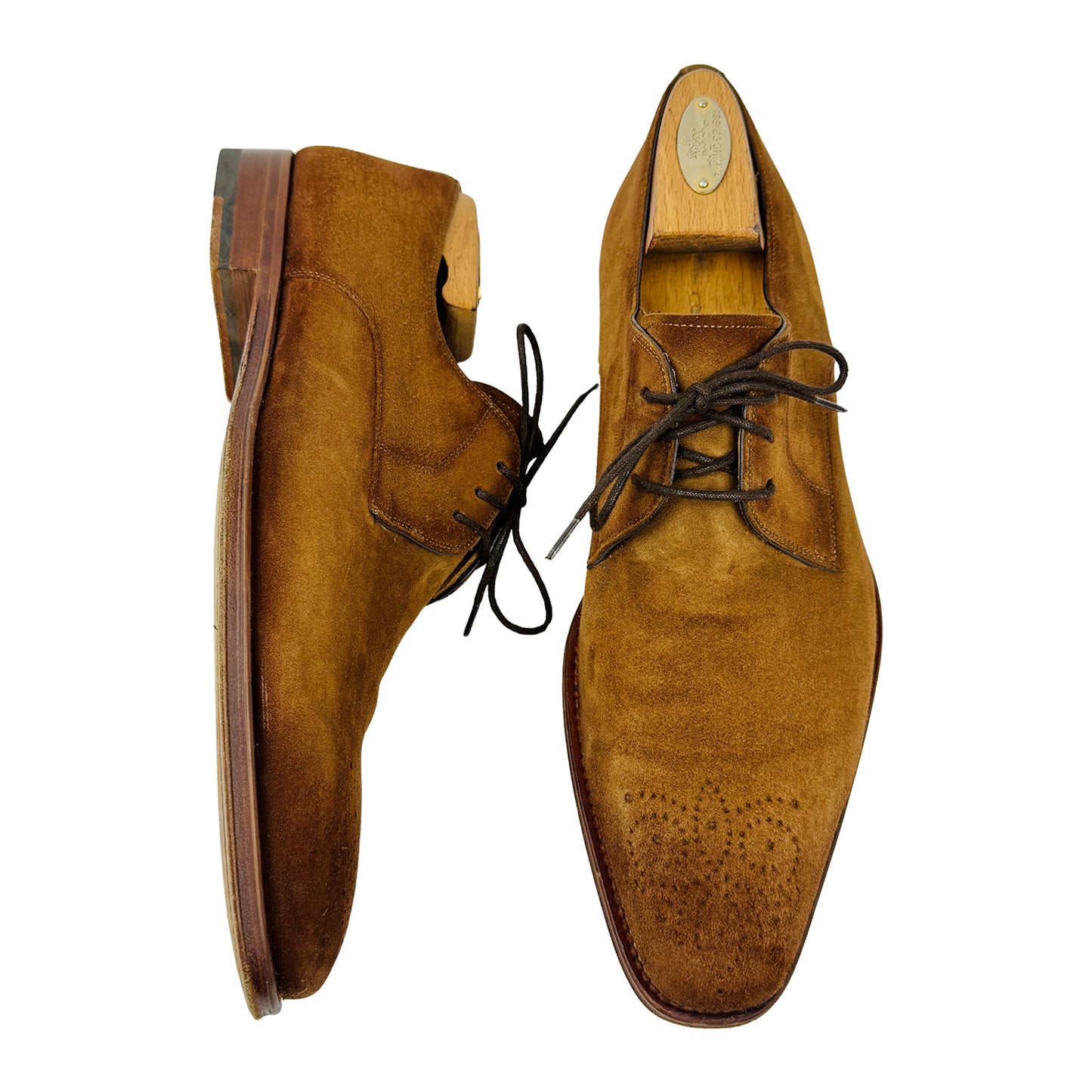 Magnanni Ezekiel Cognac Derby Shoes (Size 42)
