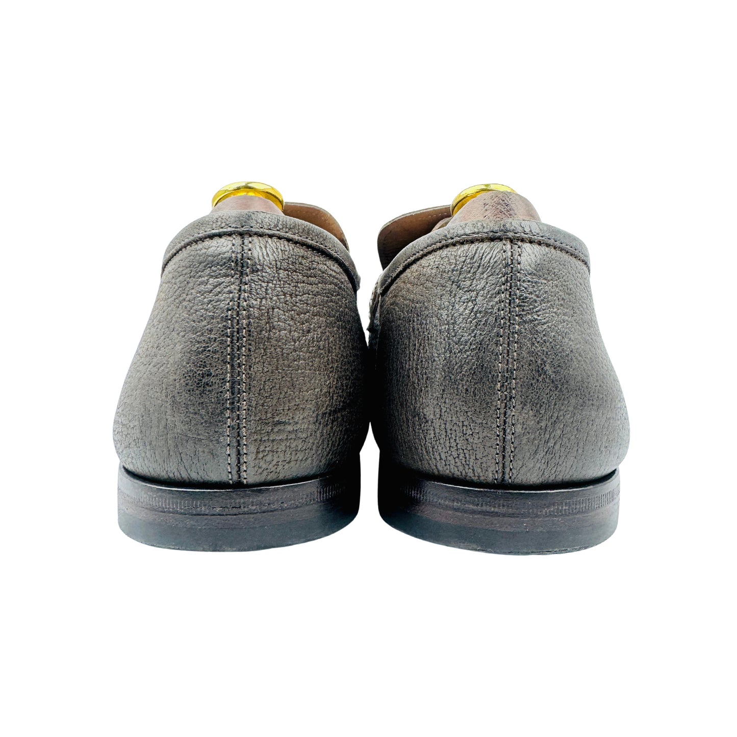 Salvatore Ferragamo Exotic Python Embossed Loafers (Size 43.5)