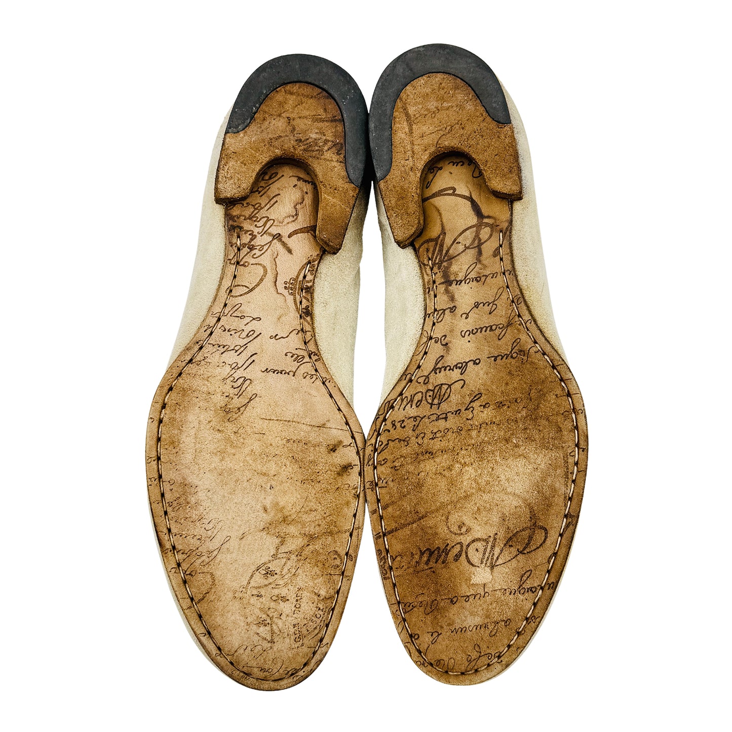 Berluti Men's Beige Suede Loafers (Size 42.5/43)