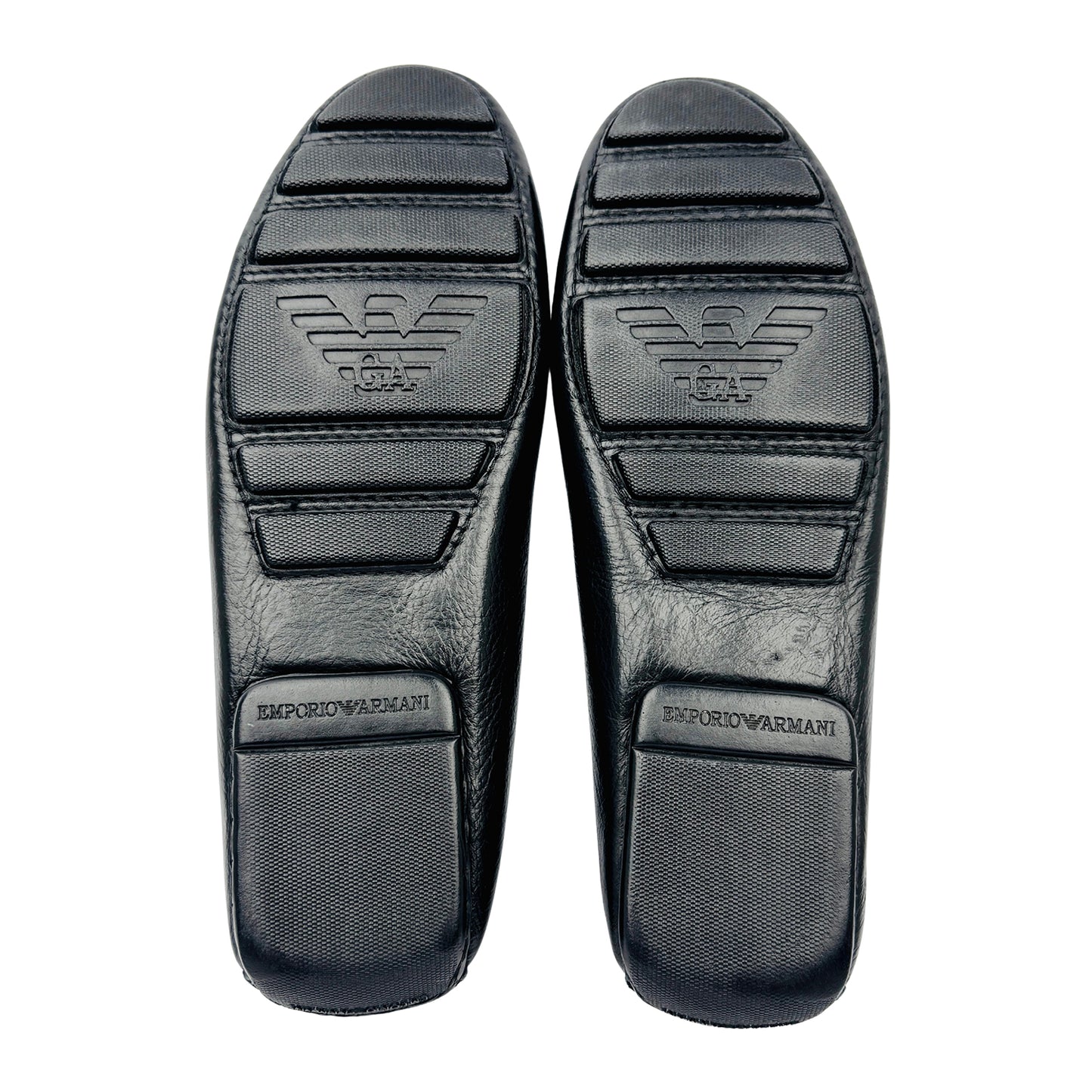 Emporio Armani Men's Driving With Stirrup Bar Loafers (Size 41.5/42)