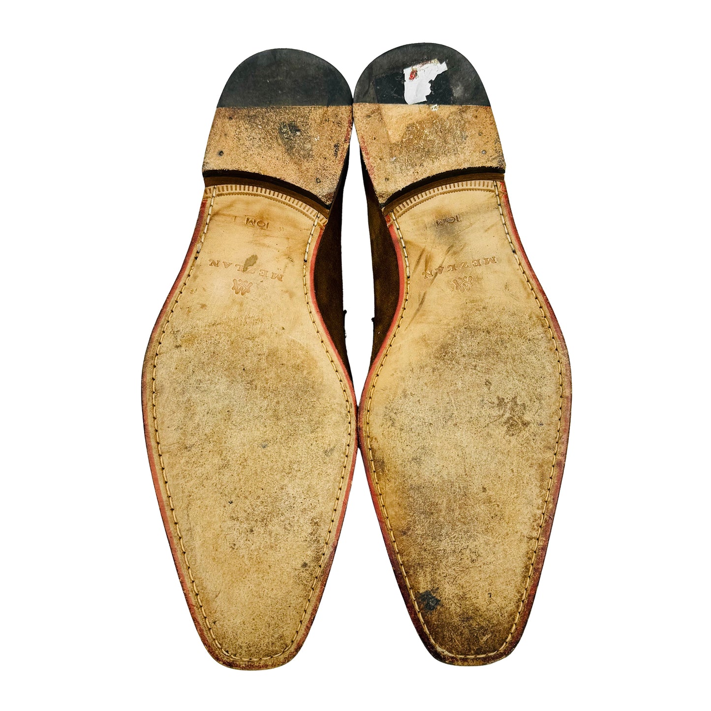 Mezlan Men's Brown Suede Tassel Loafer (Size 44/44.5)