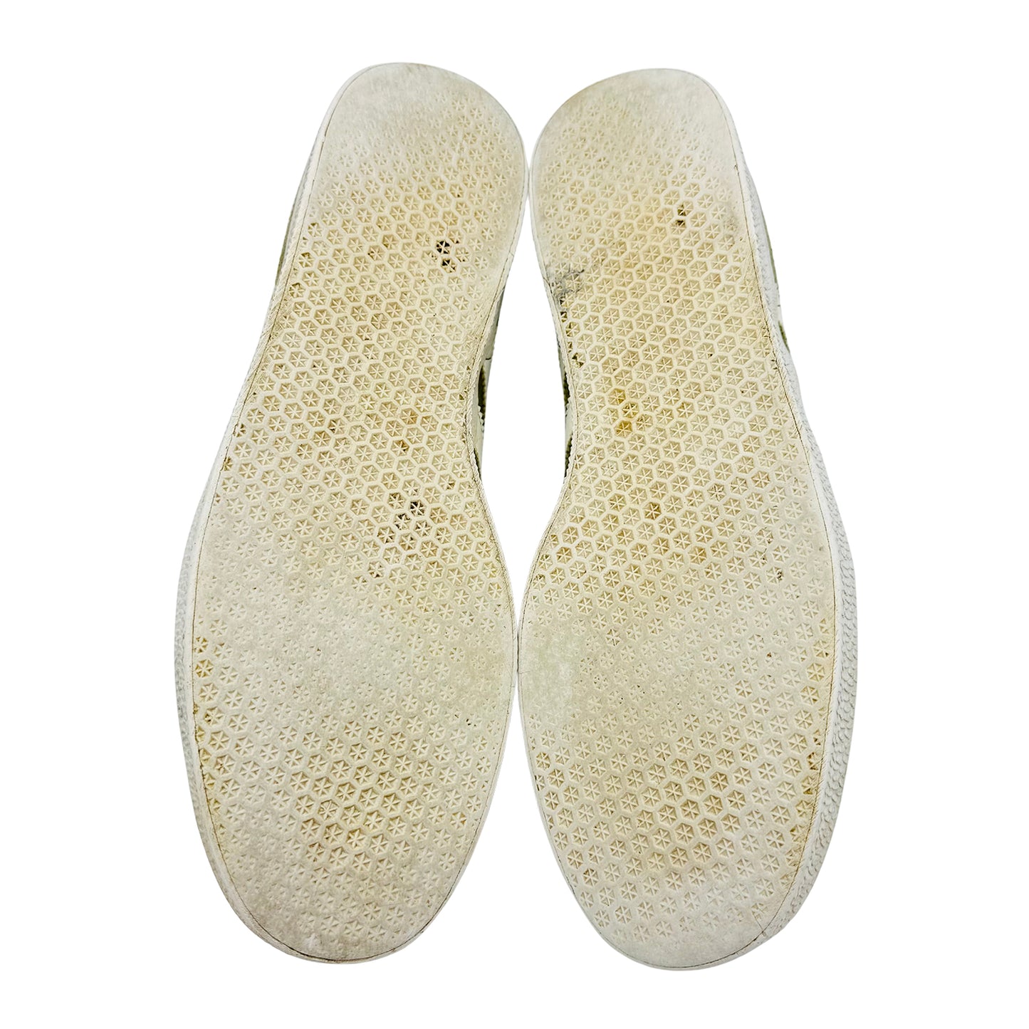 Adidas Men's Gazelle Olive White Sneakers (Size 43.5)