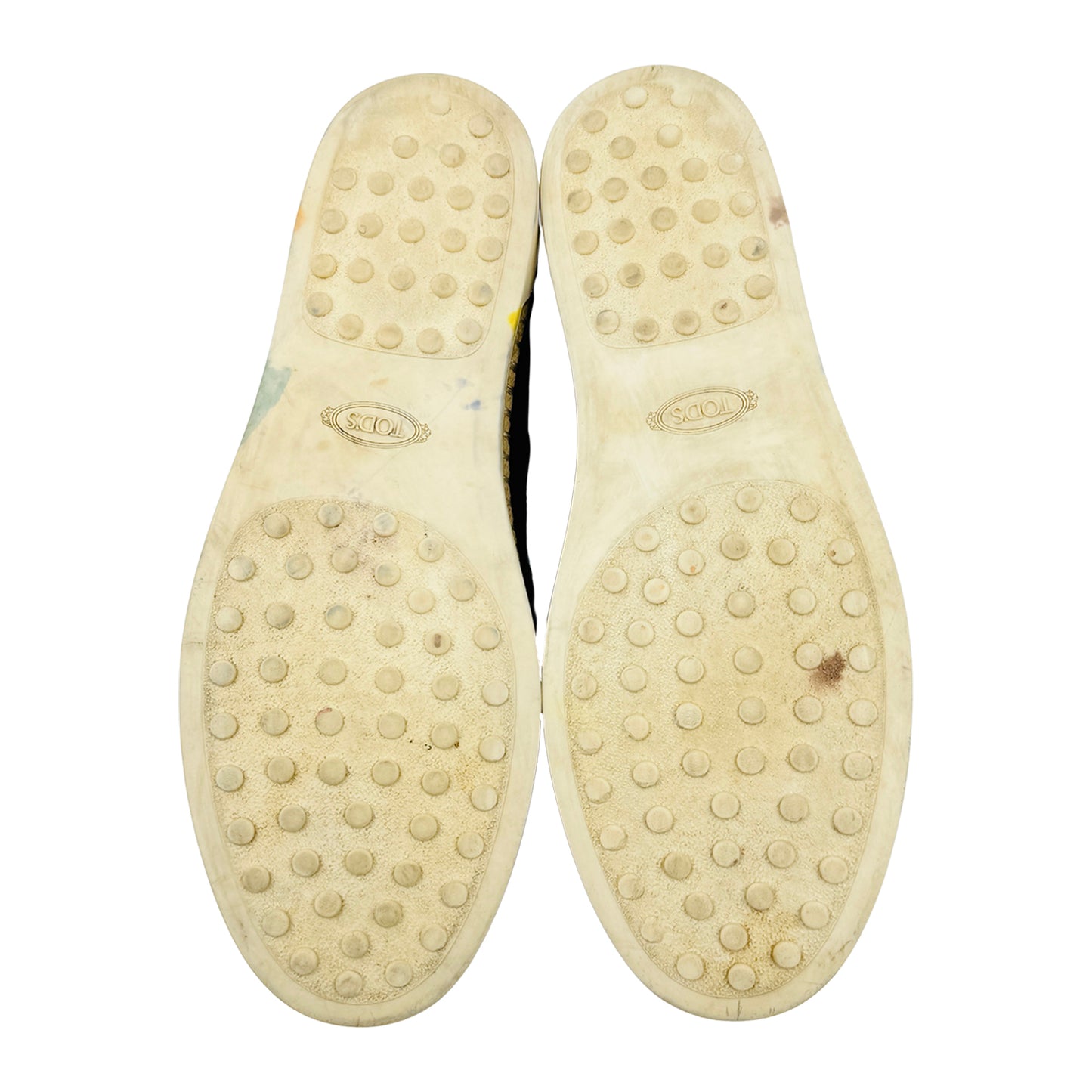 Tod's Black Leather Espadrille Shoes (Size 39/39.5)