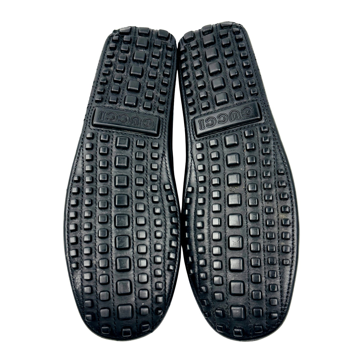 Gucci Black Interlocking G Driving Loafers (Size 41)