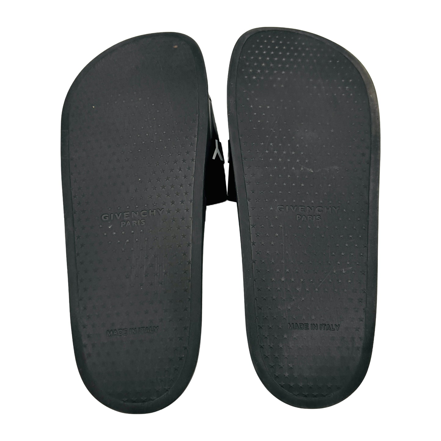 Givenchy Men's Black Monogram Slides (Size 42)