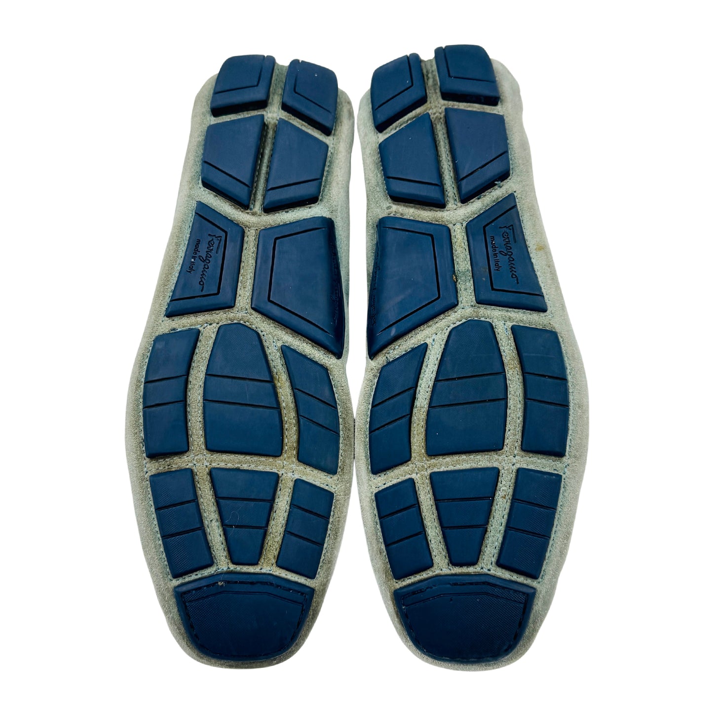 Salvatore Ferragamo 'Sage Green' Penny Loafers (Size 42.5)